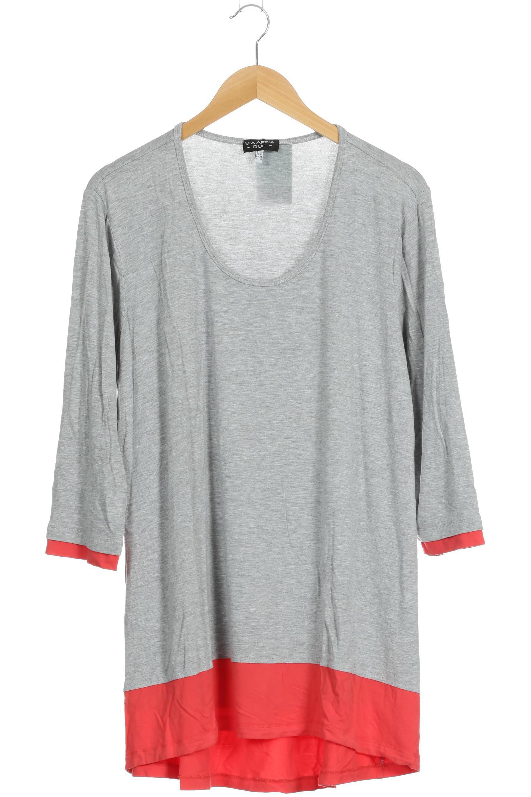 

VIA Appia DUE Damen Langarmshirt, grau, Gr. 50