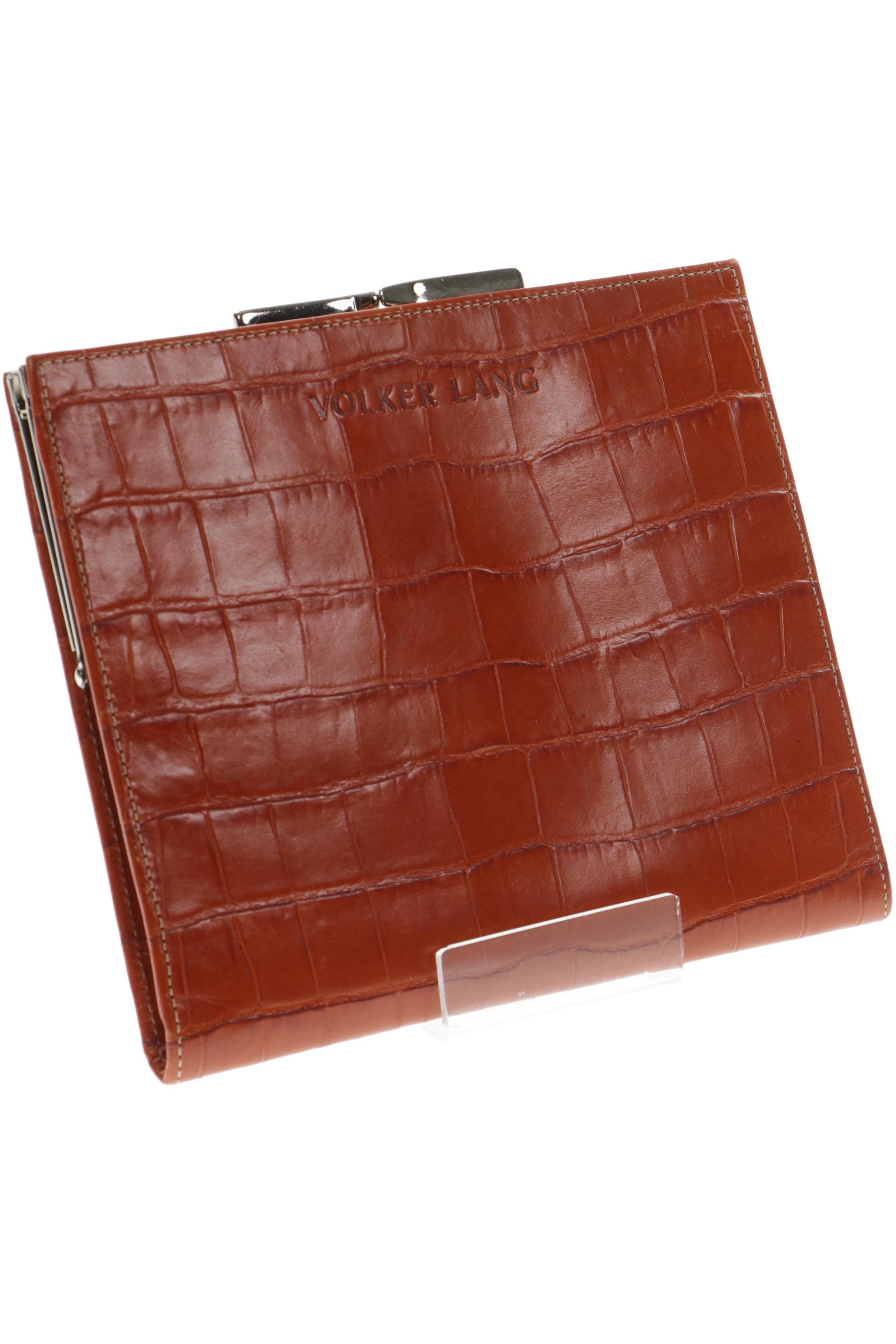 

Volker Lang Damen Portemonnaie, orange, Gr.