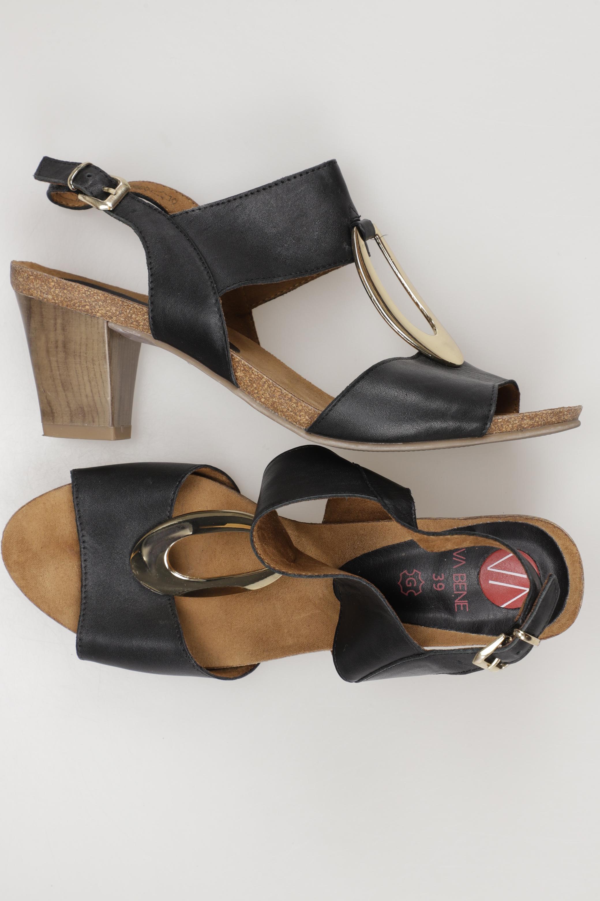 

Vabeene Damen Sandale, schwarz, Gr. 39