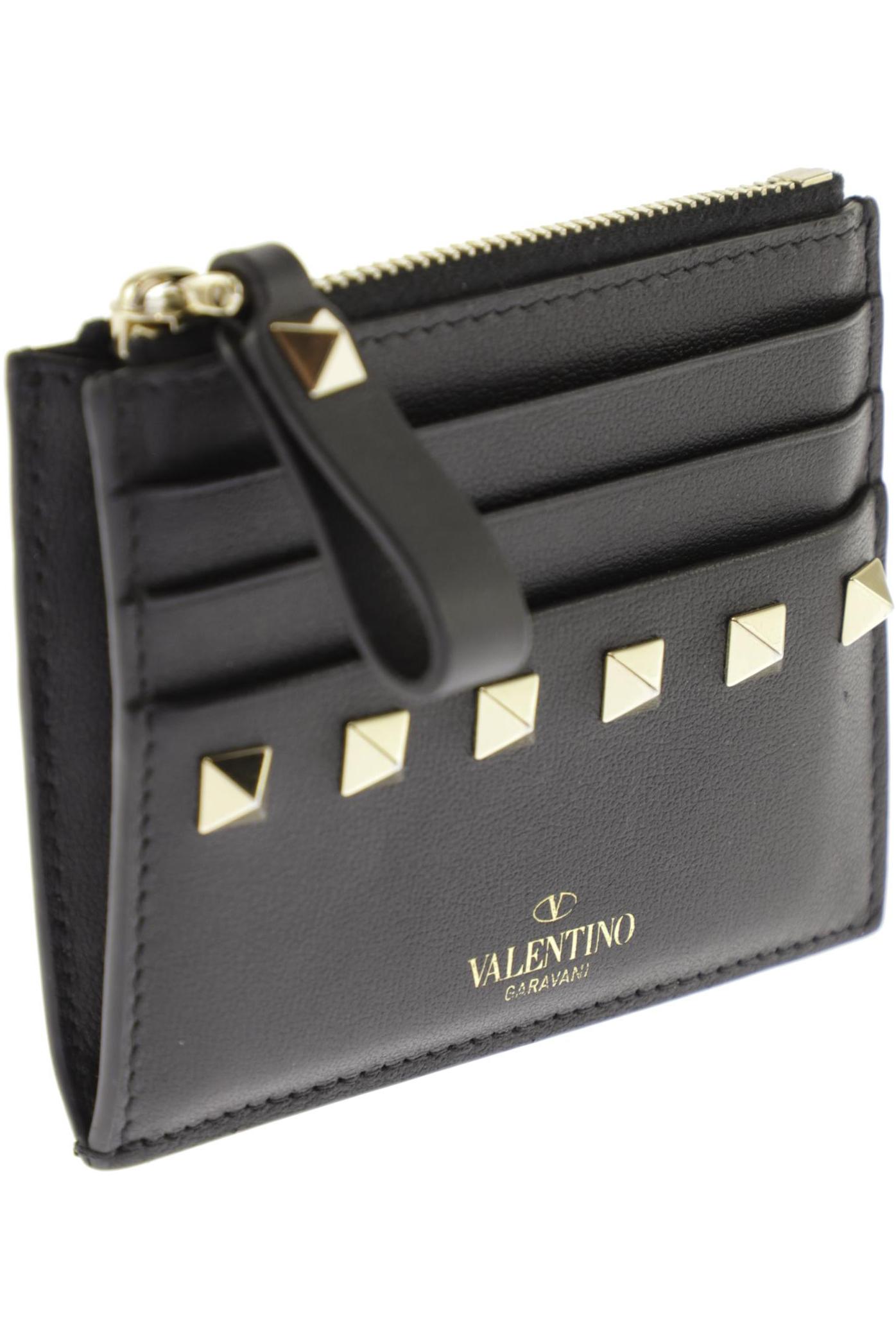 

Valentino Garavani Damen Portemonnaie, schwarz, Gr.