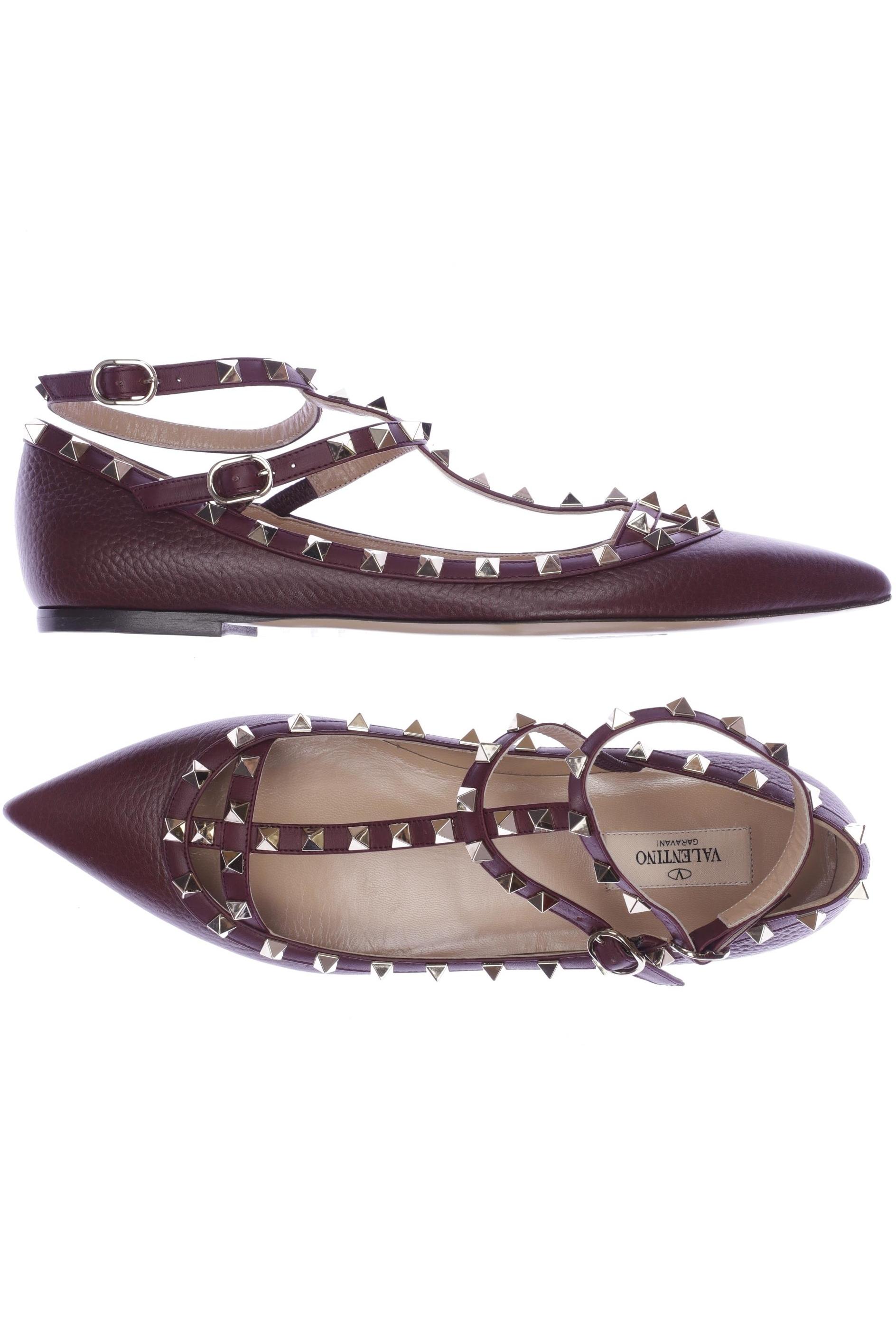 

Valentino Garavani Damen Ballerinas, bordeaux, Gr. 41