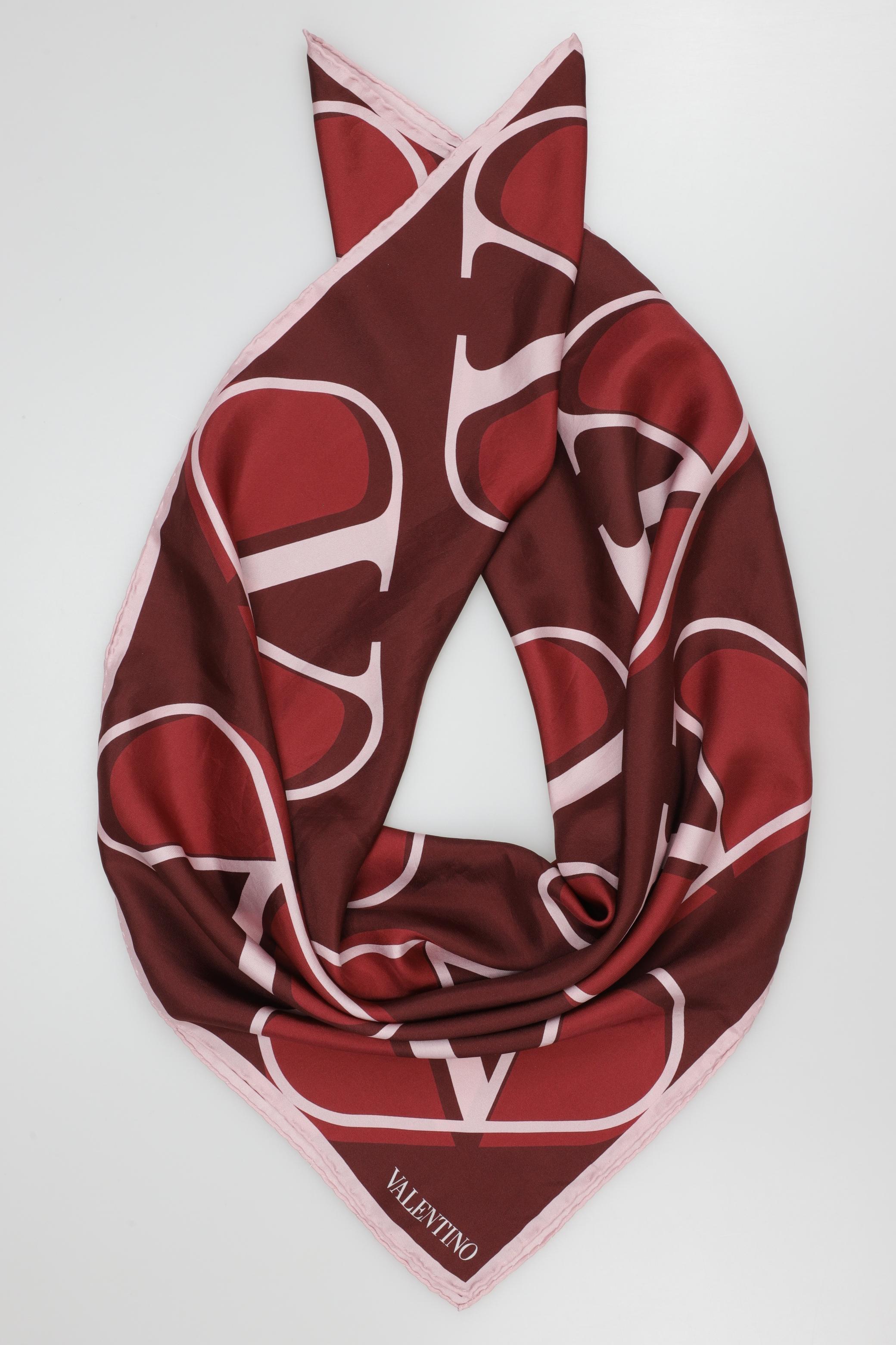

Valentino Garavani Damen Schal, bordeaux, Gr.