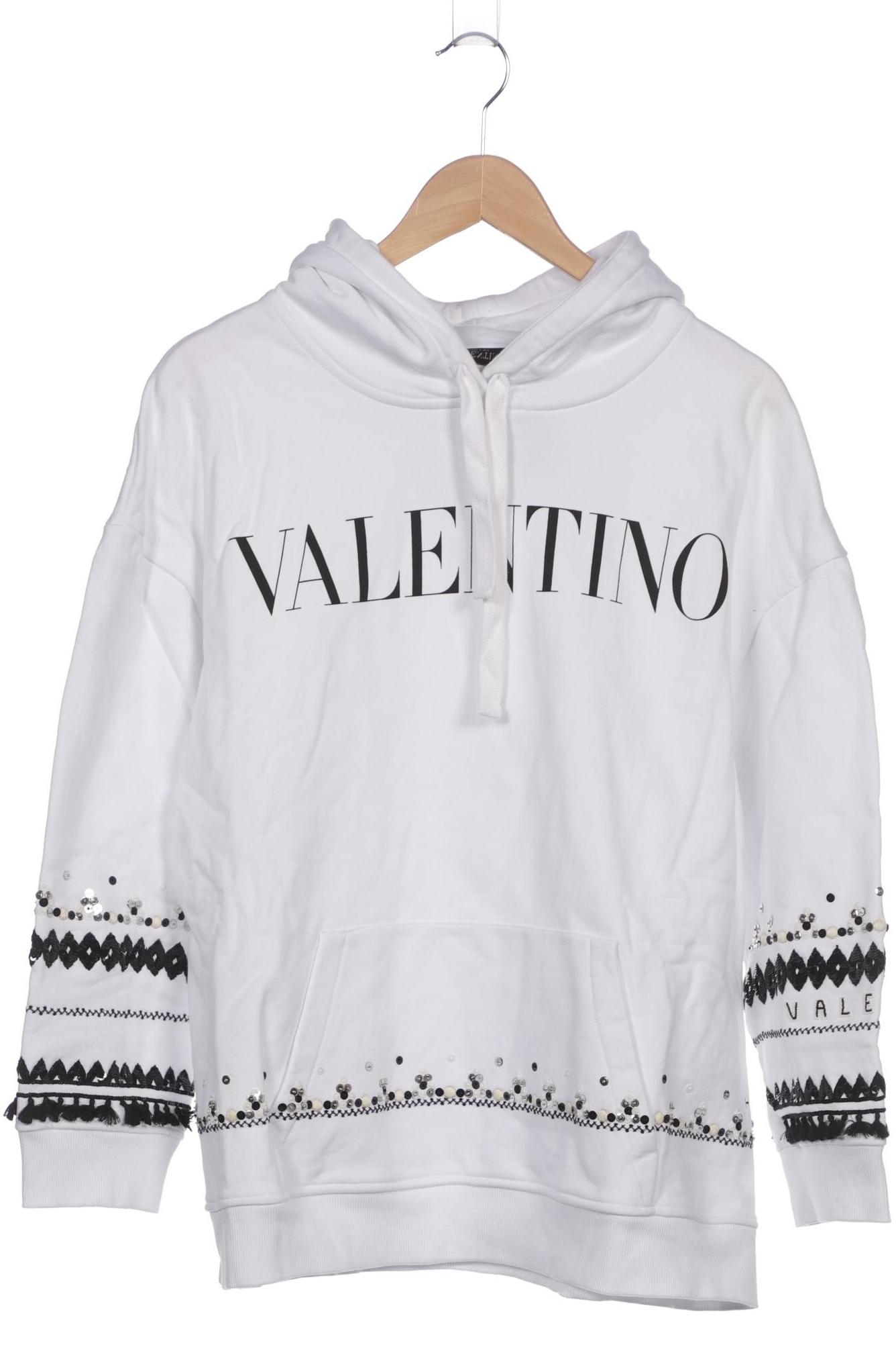 

Valentino Garavani Damen Kapuzenpullover, weiß, Gr. 42