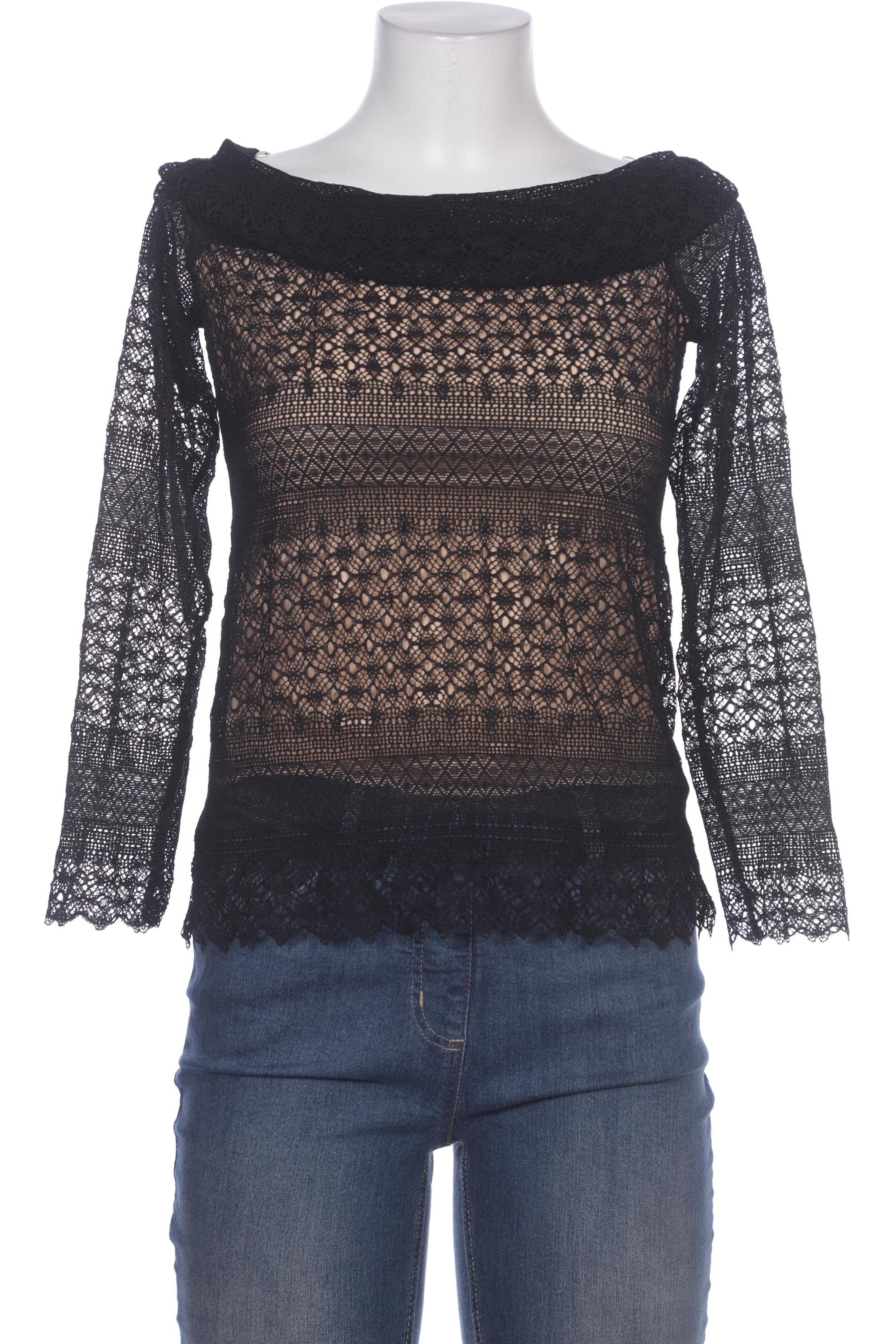 

Valerie Khalfon Damen Langarmshirt, schwarz, Gr. 38