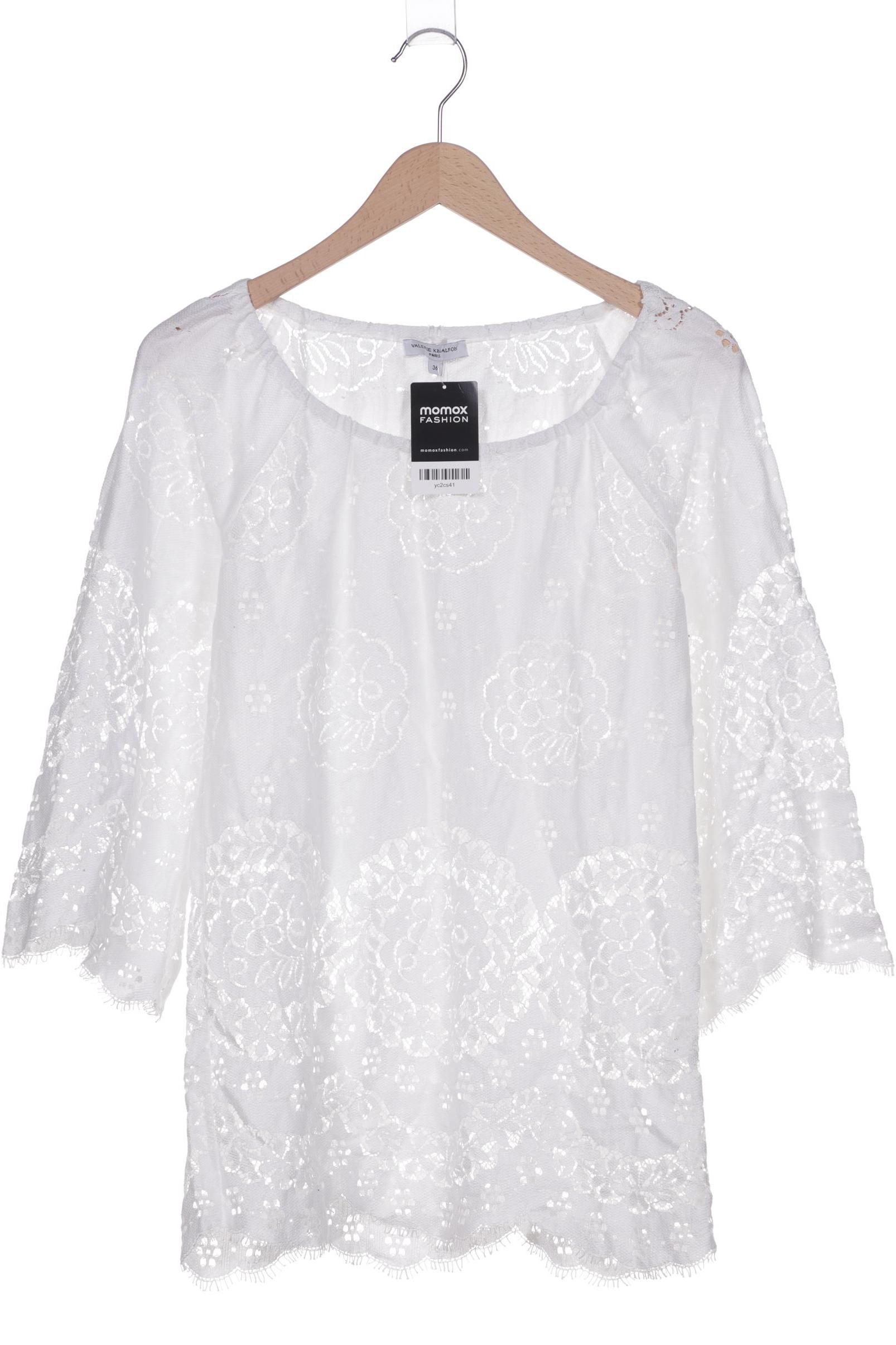 

Valerie Khalfon Damen Langarmshirt, weiß, Gr. 36