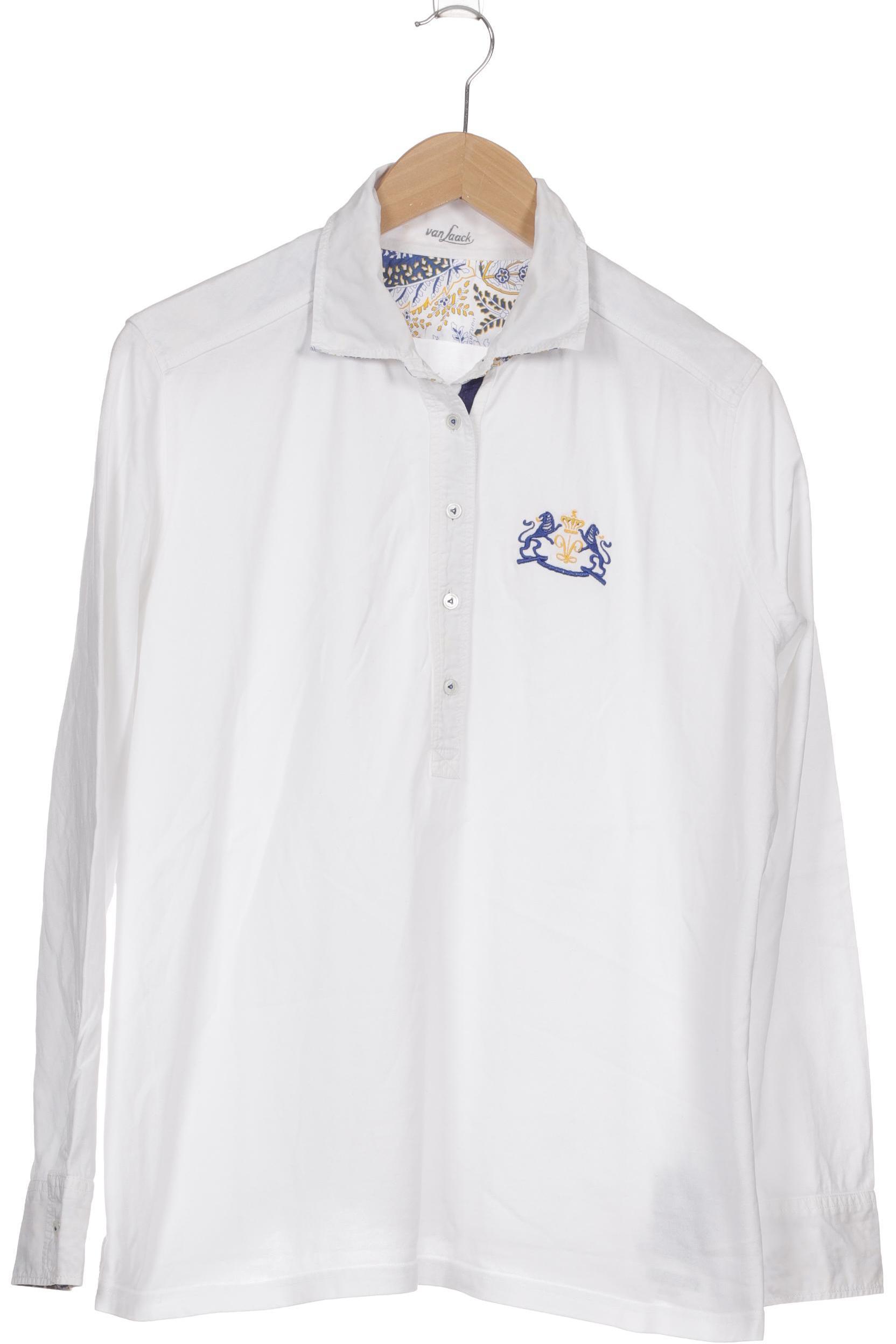 

Van Laack Damen Poloshirt, weiß, Gr. 48