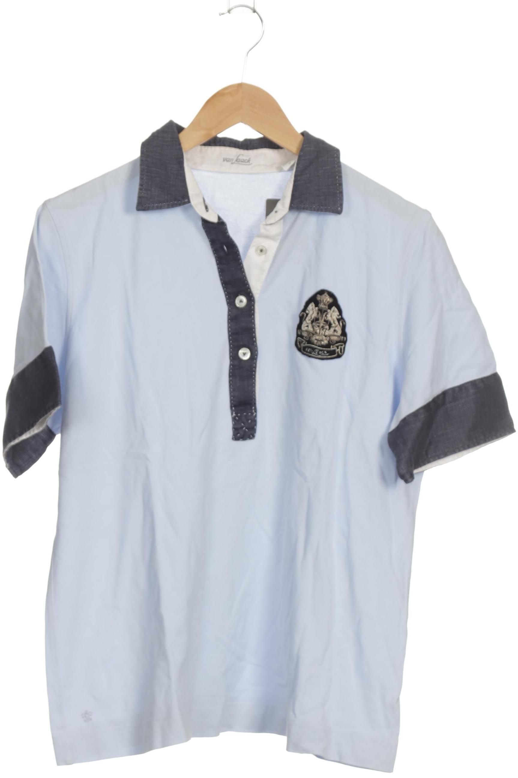 

Van Laack Damen Poloshirt, blau, Gr. 46