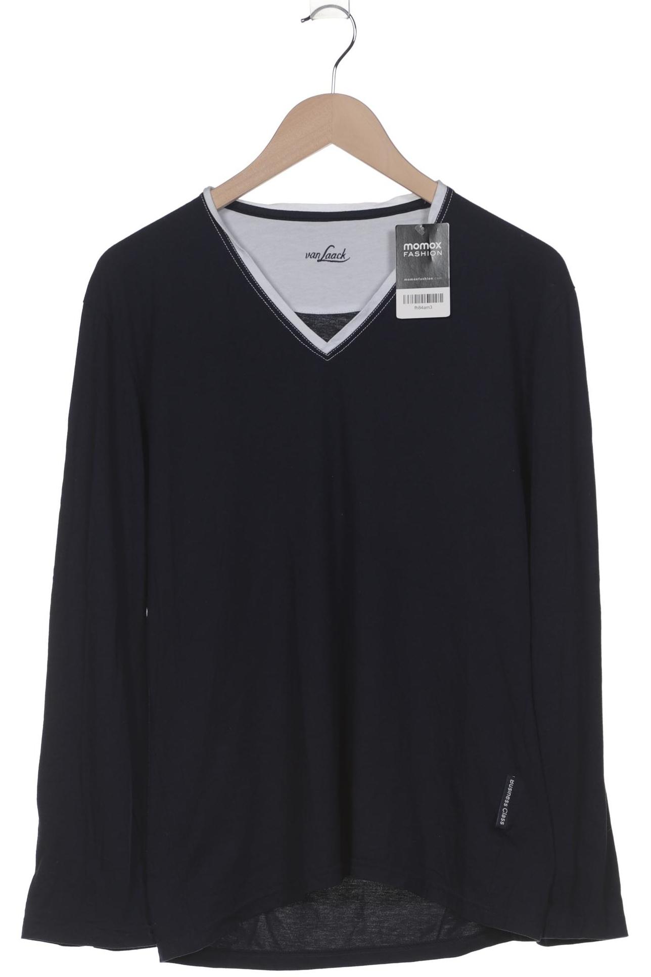 

Van Laack Damen Langarmshirt, marineblau, Gr. 38