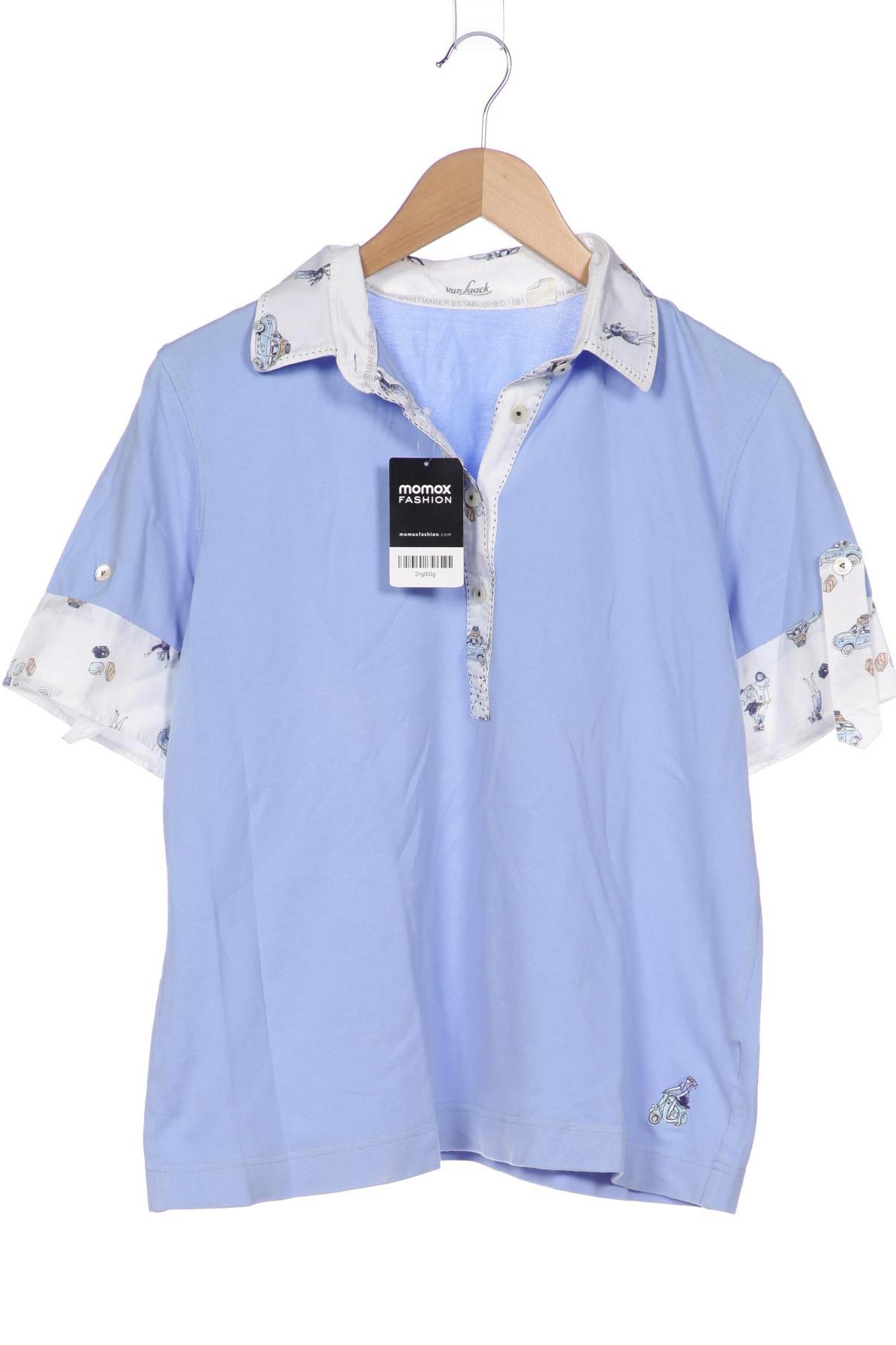 

Van Laack Damen Poloshirt, blau, Gr. 44