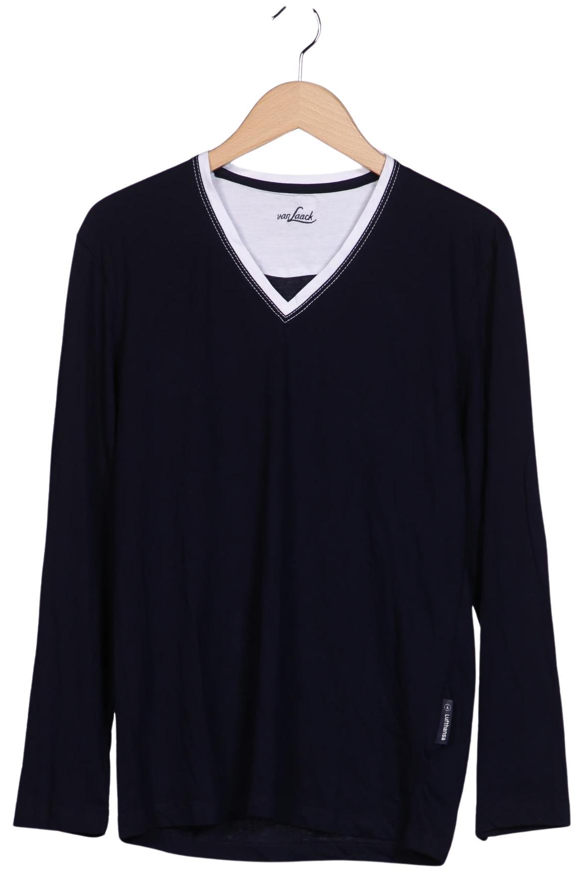 

Van Laack Damen Langarmshirt, marineblau, Gr. 38