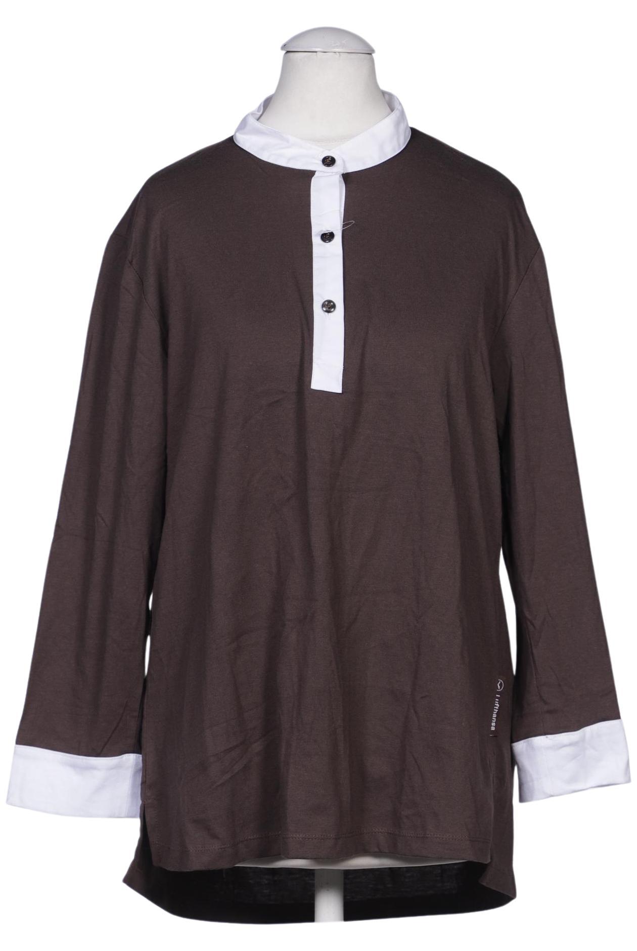 

Van Laack Damen Langarmshirt, braun, Gr. 36