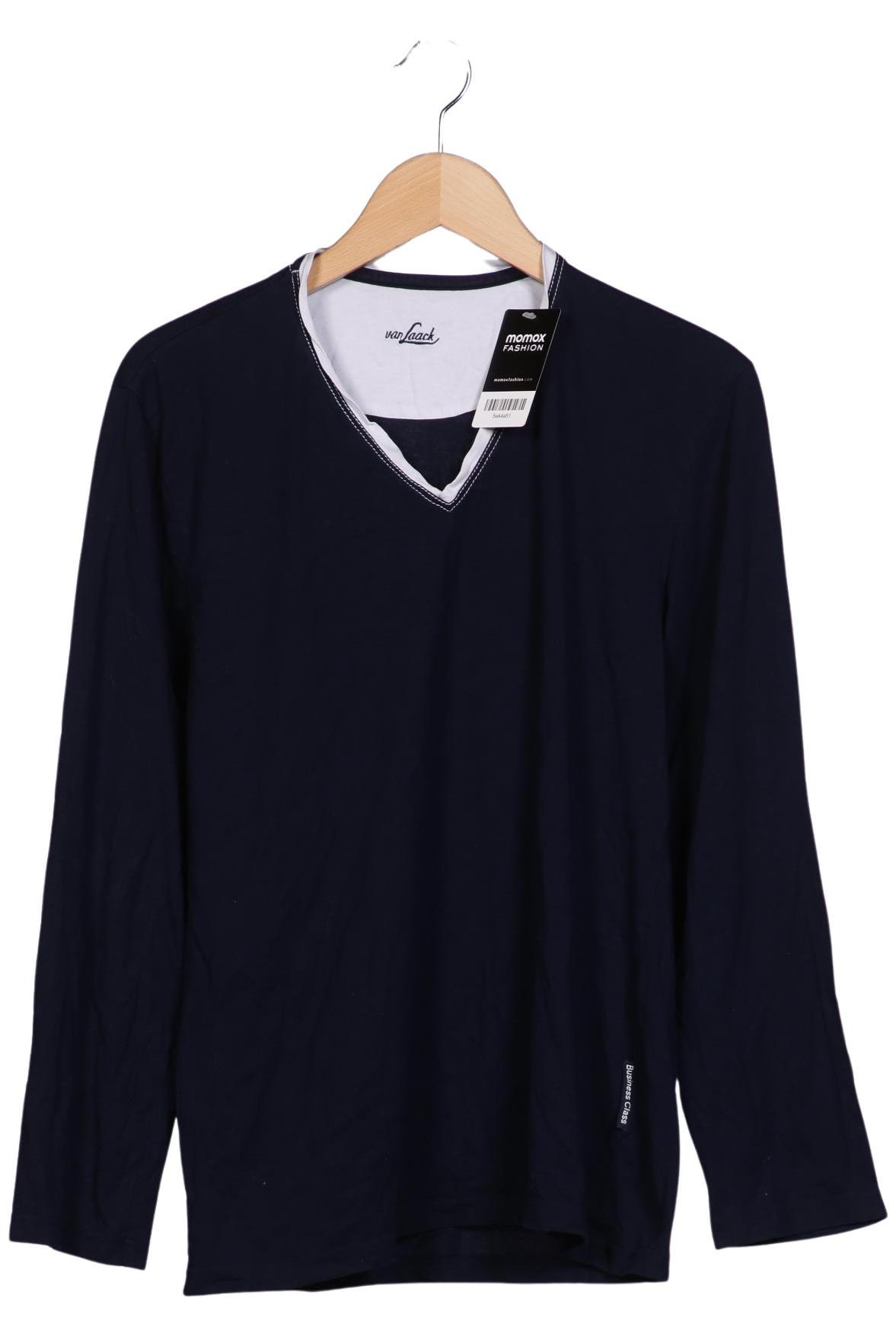 

Van Laack Damen Langarmshirt, marineblau, Gr. 38