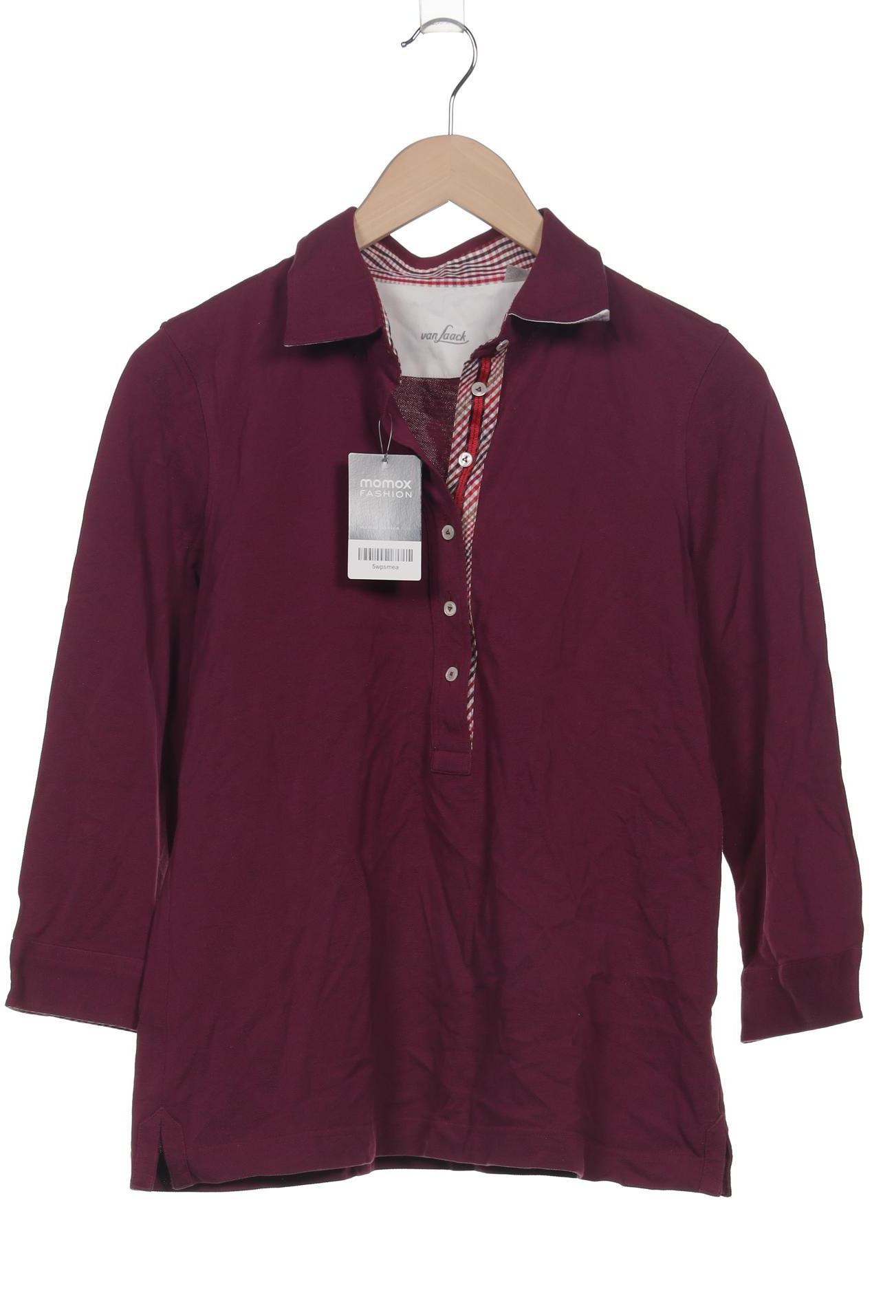 

Van Laack Damen Poloshirt, bordeaux, Gr. 42