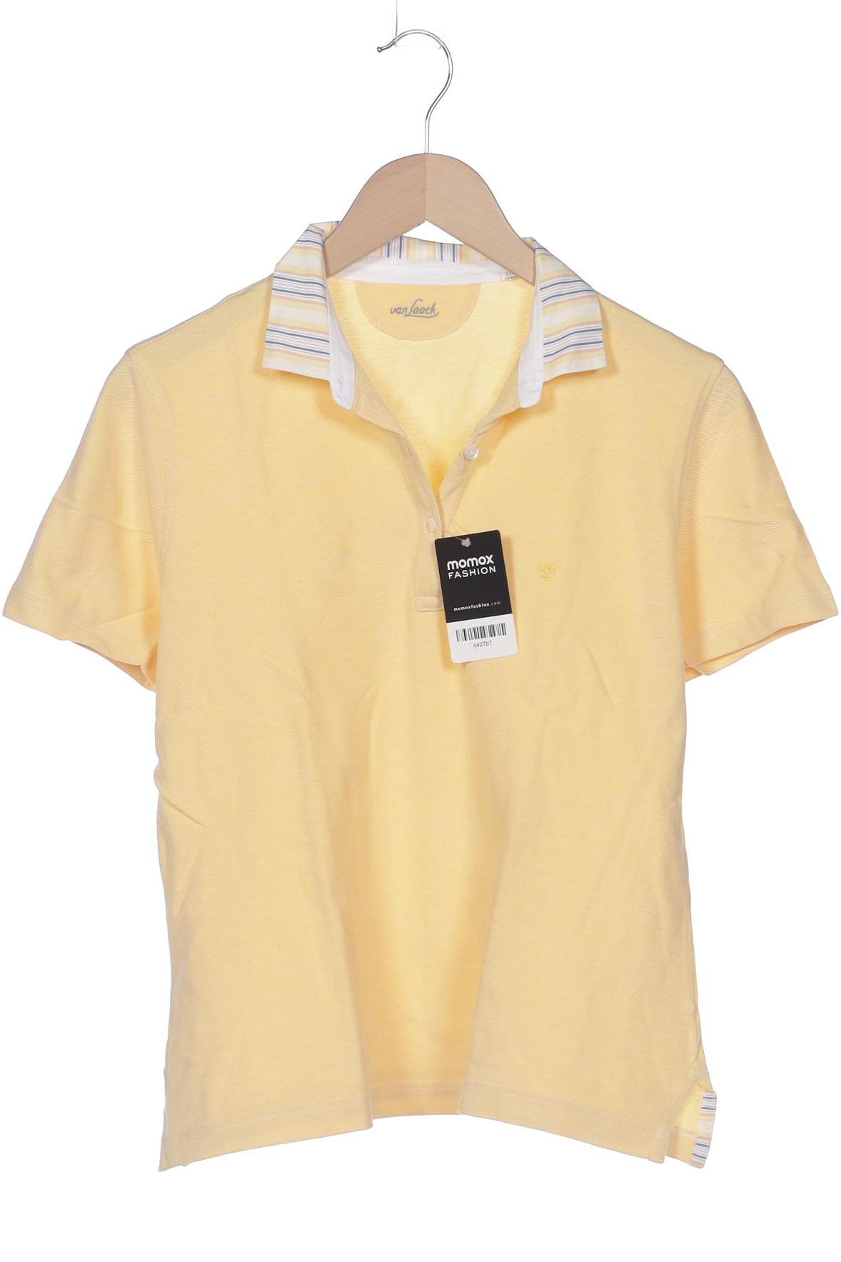 

Van Laack Damen Poloshirt, gelb, Gr. 44