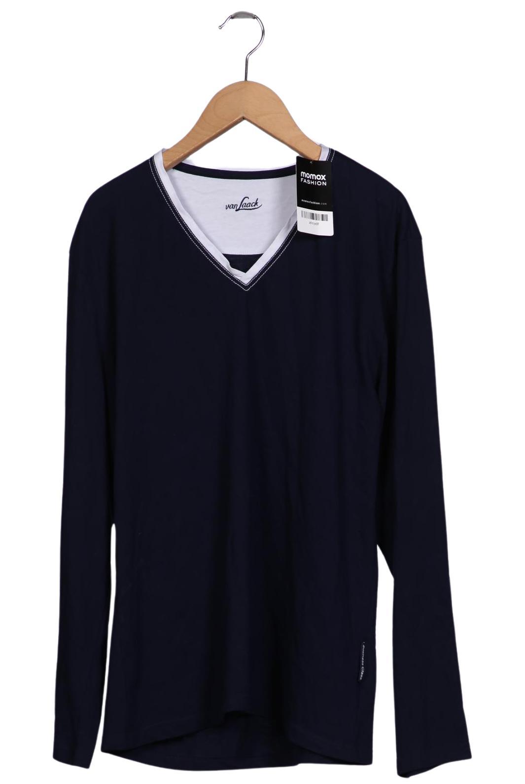

Van Laack Damen Langarmshirt, marineblau, Gr. 38