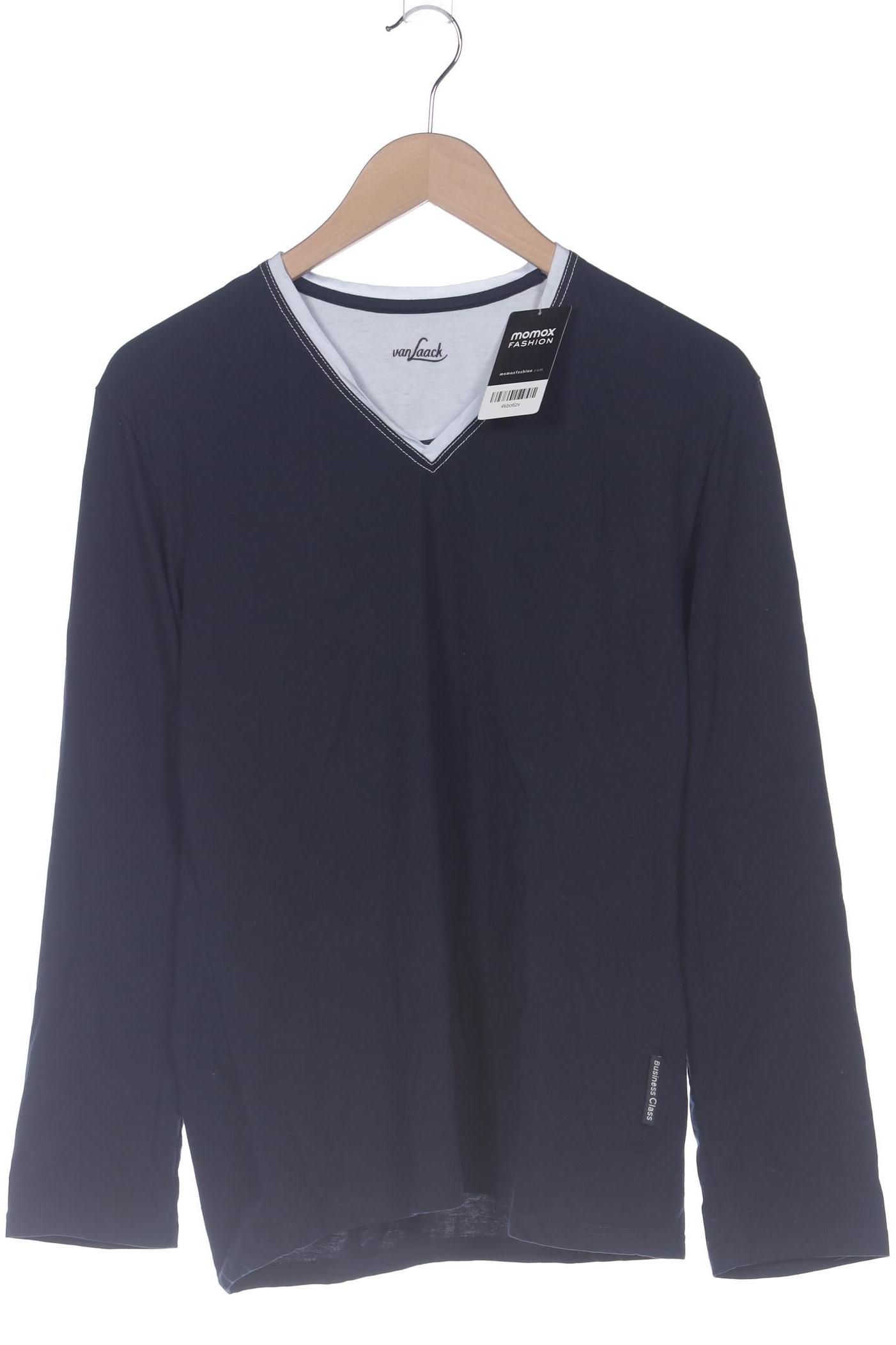 

Van Laack Damen Langarmshirt, marineblau, Gr. 38