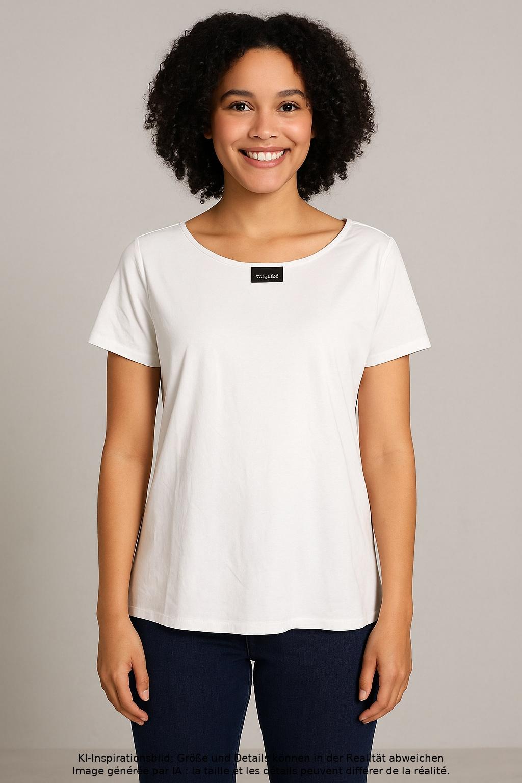 

Van Laack Damen T-Shirt, weiß, Gr. 38