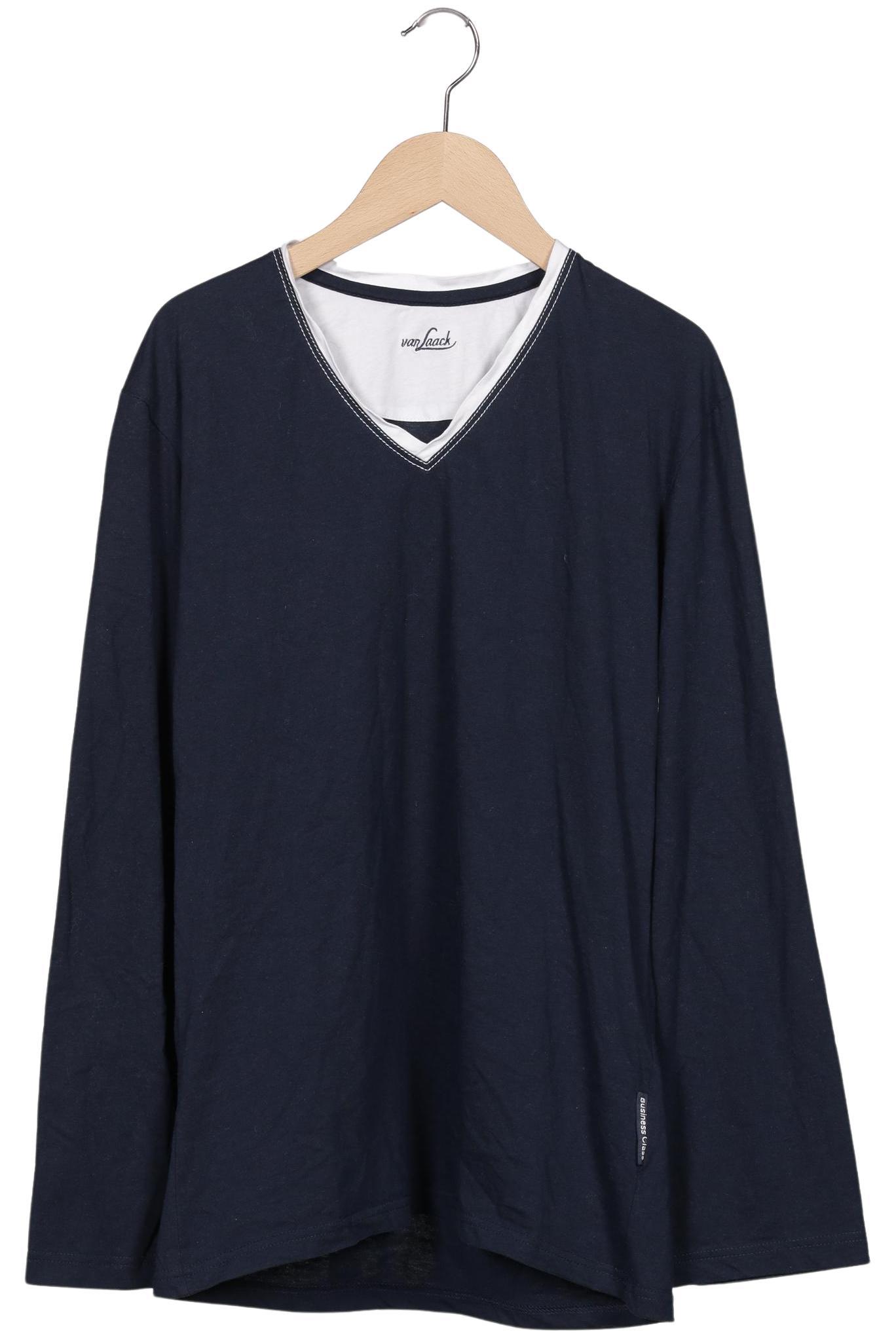 

Van Laack Damen Langarmshirt, marineblau, Gr. 38