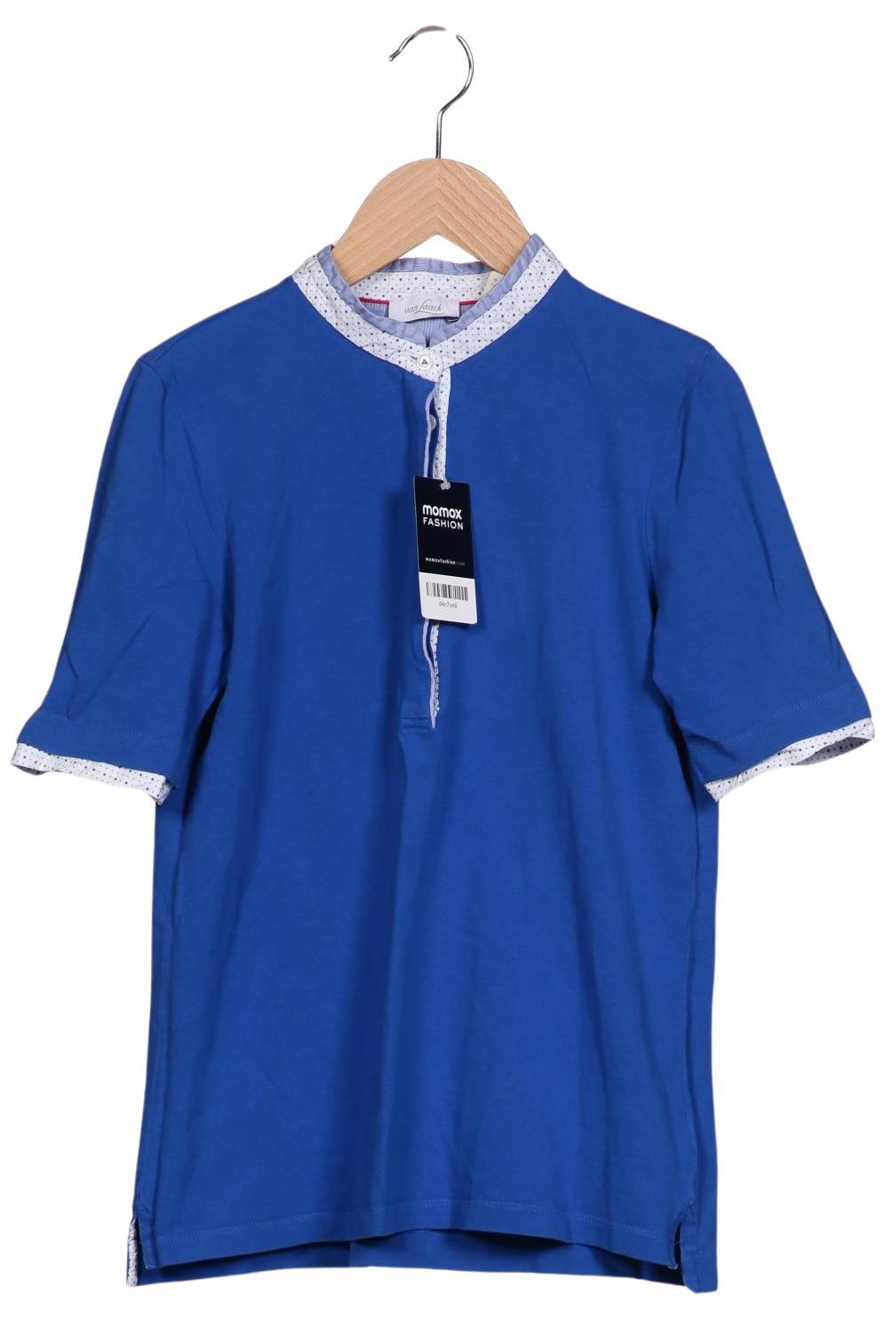 

Van Laack Damen Poloshirt, blau, Gr. 36