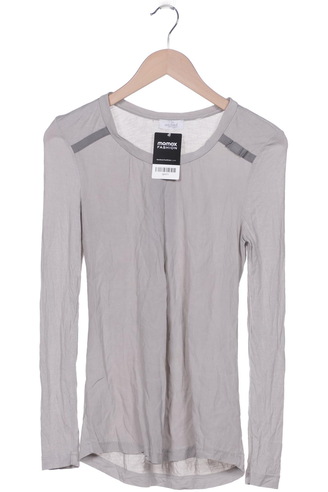 

Van Laack Damen Langarmshirt, grau, Gr. 34
