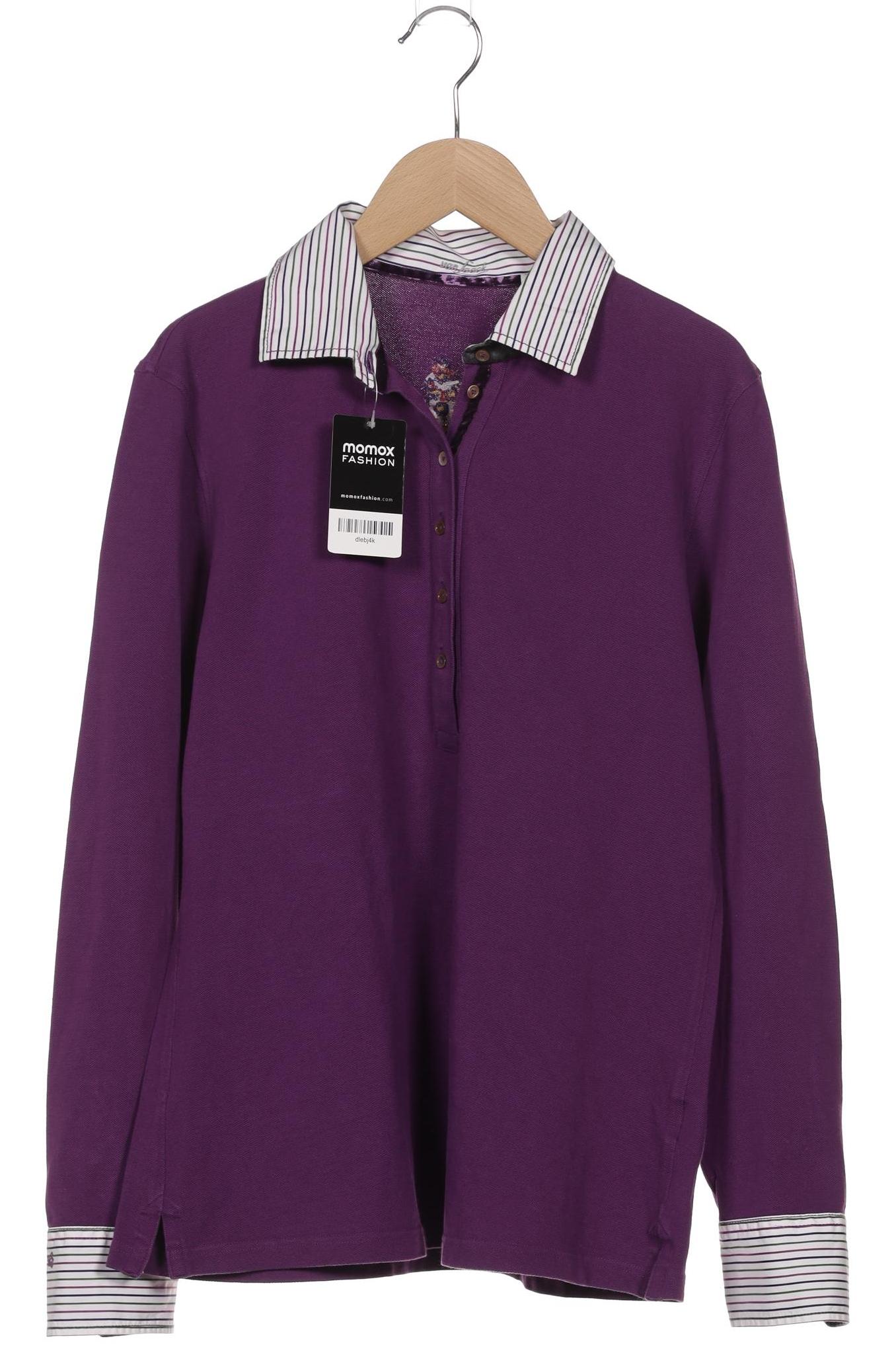 

Van Laack Damen Poloshirt, flieder, Gr. 42