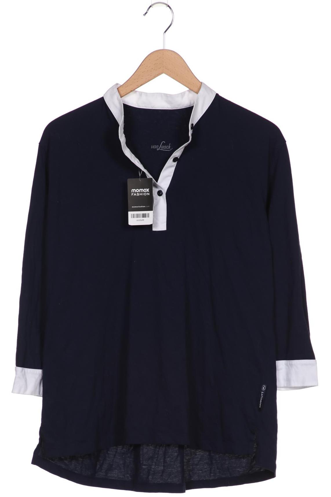 

Van Laack Damen Langarmshirt, marineblau, Gr. 38