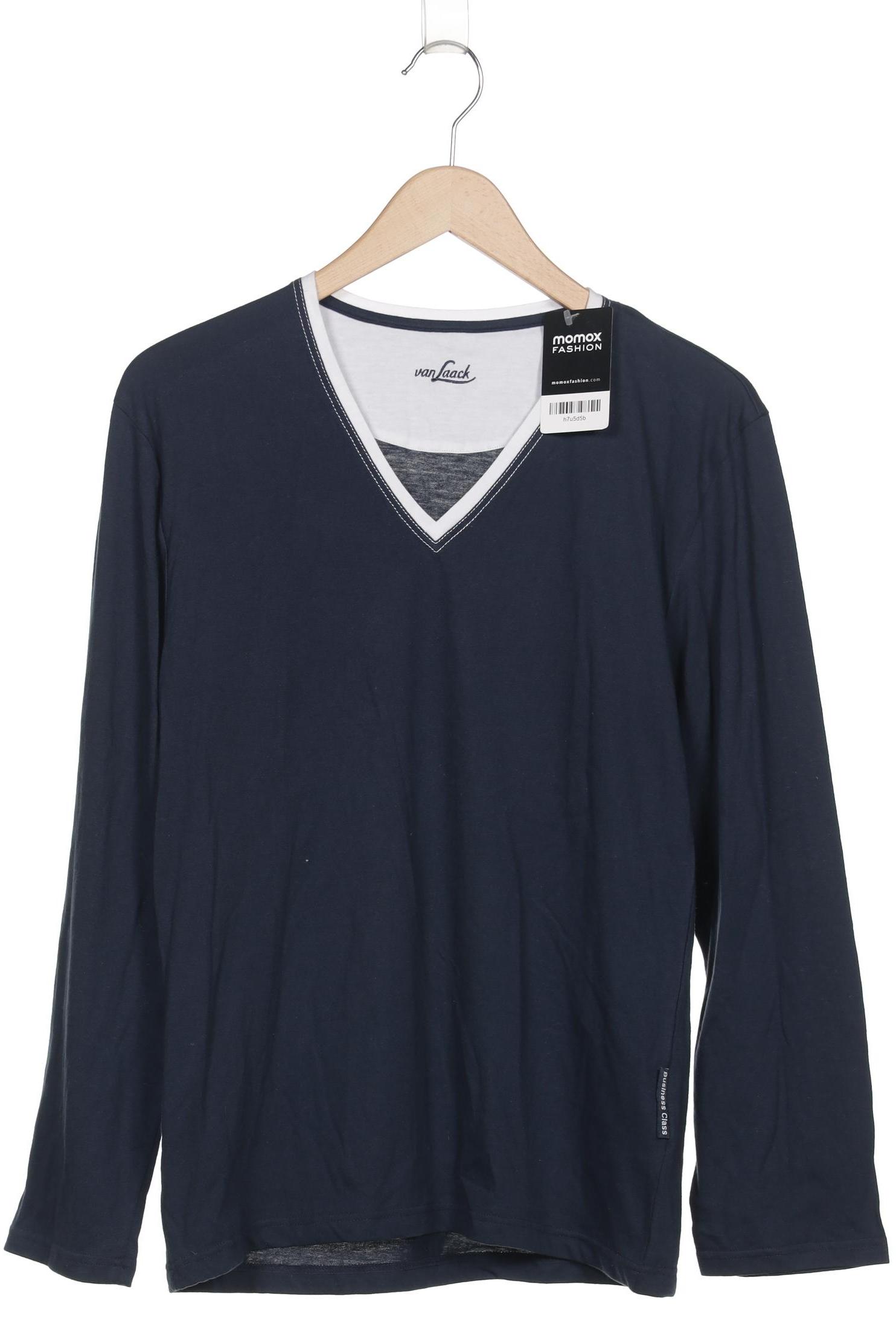 

Van Laack Damen Langarmshirt, marineblau, Gr. 38