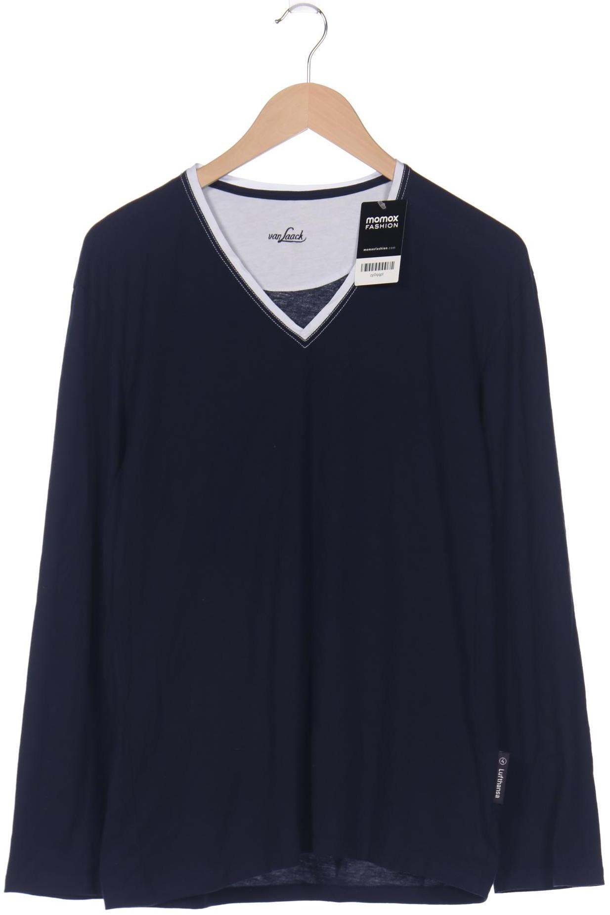 

Van Laack Damen Langarmshirt, marineblau, Gr. 38