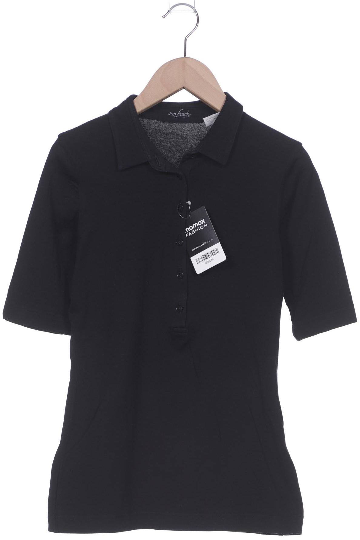 

Van Laack Damen Poloshirt, schwarz, Gr. 36