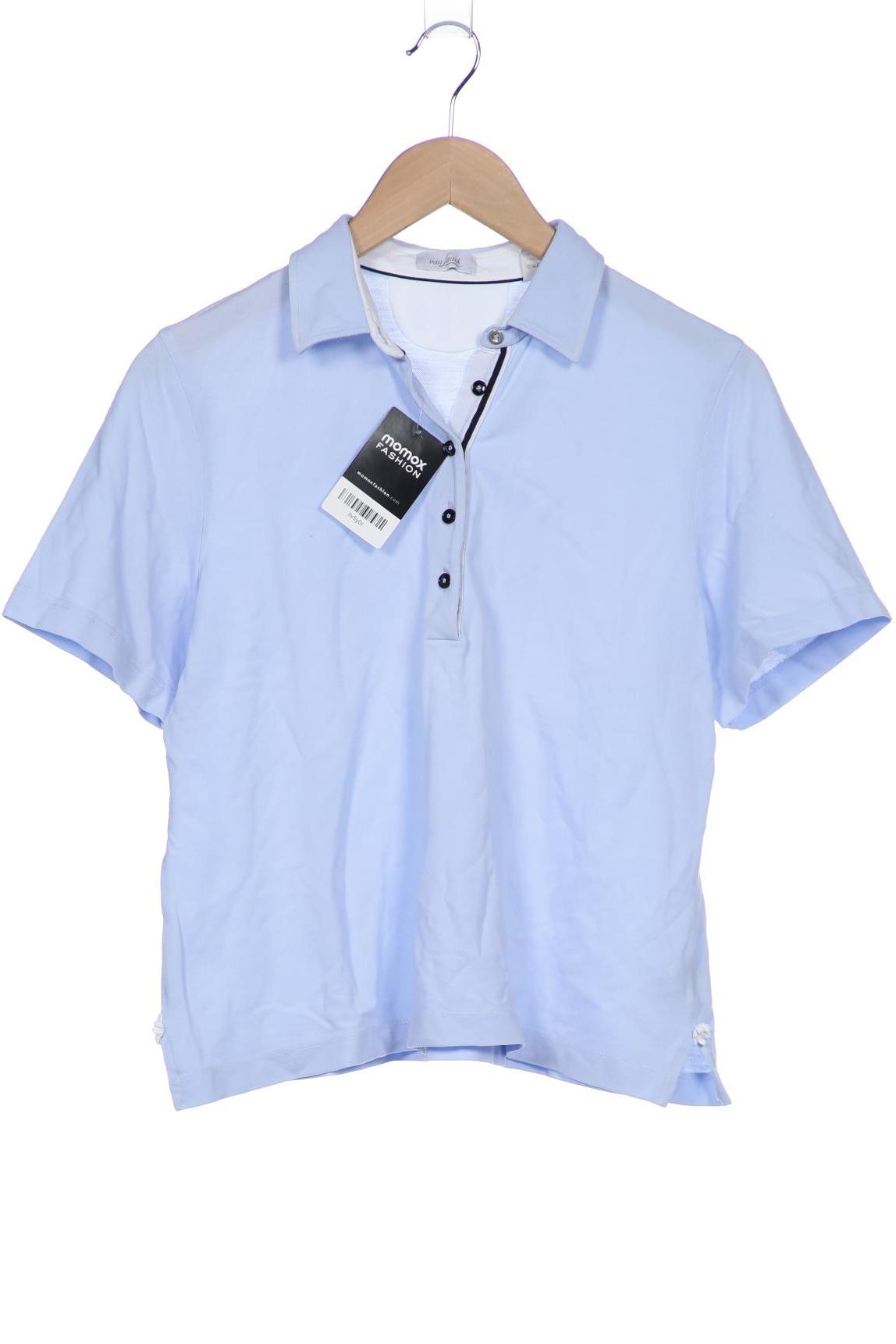 

Van Laack Damen Poloshirt, hellblau, Gr. 42