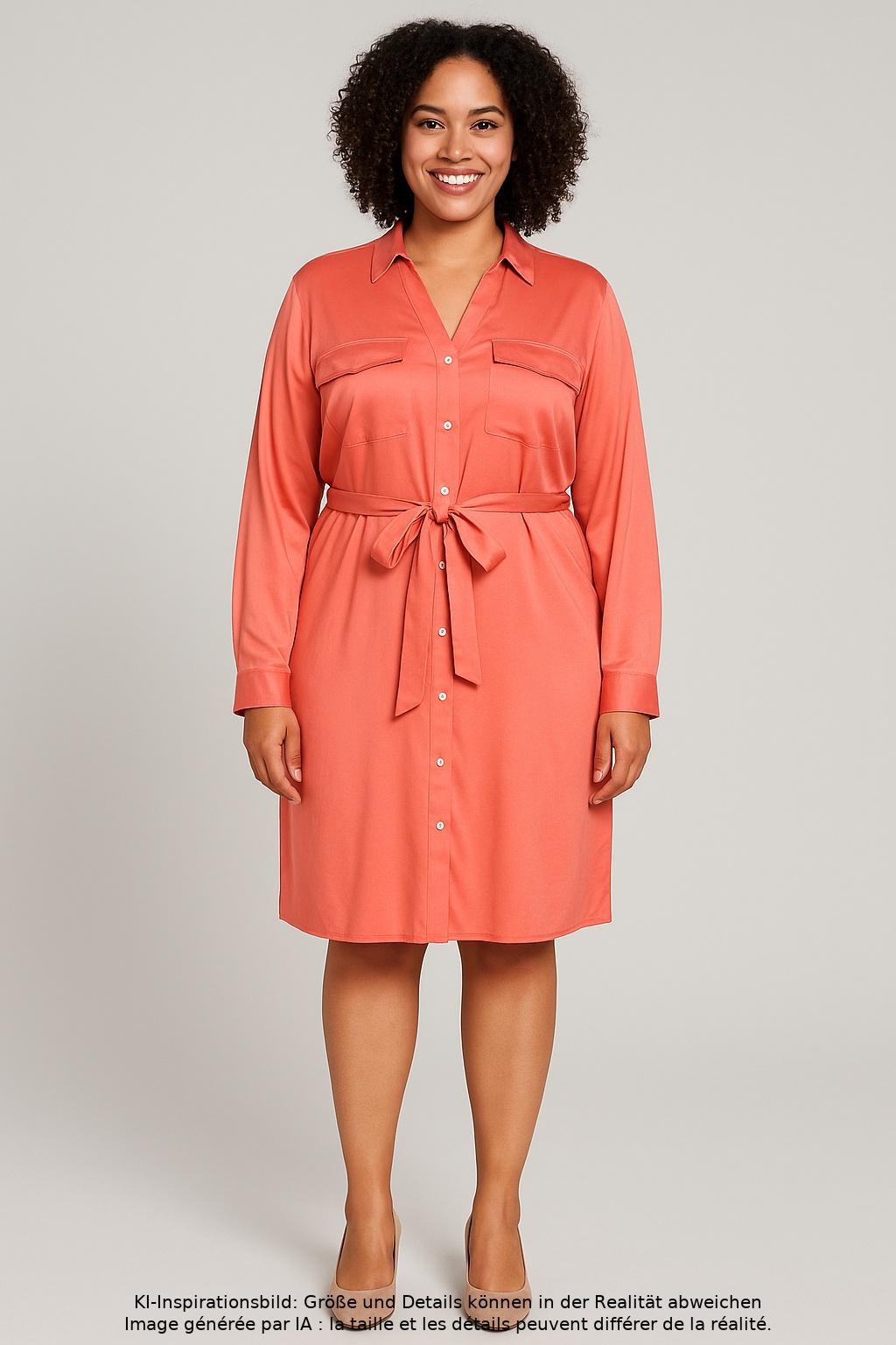 

Van Laack Damen Kleid, orange, Gr. 46