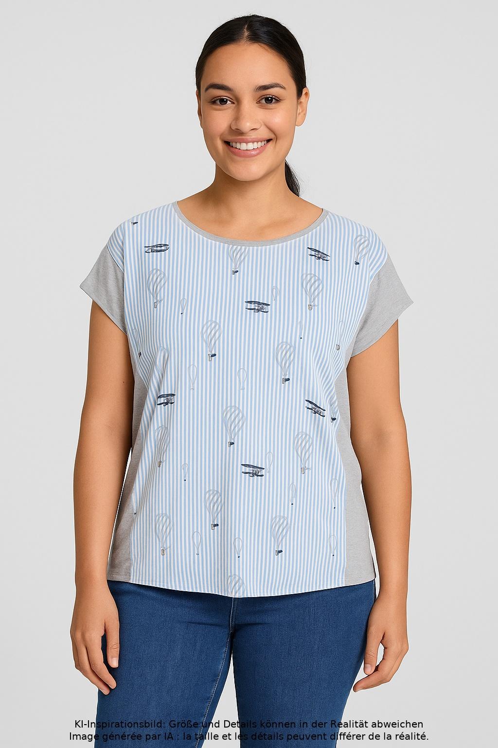 

Van Laack Damen T-Shirt, grau, Gr. 40