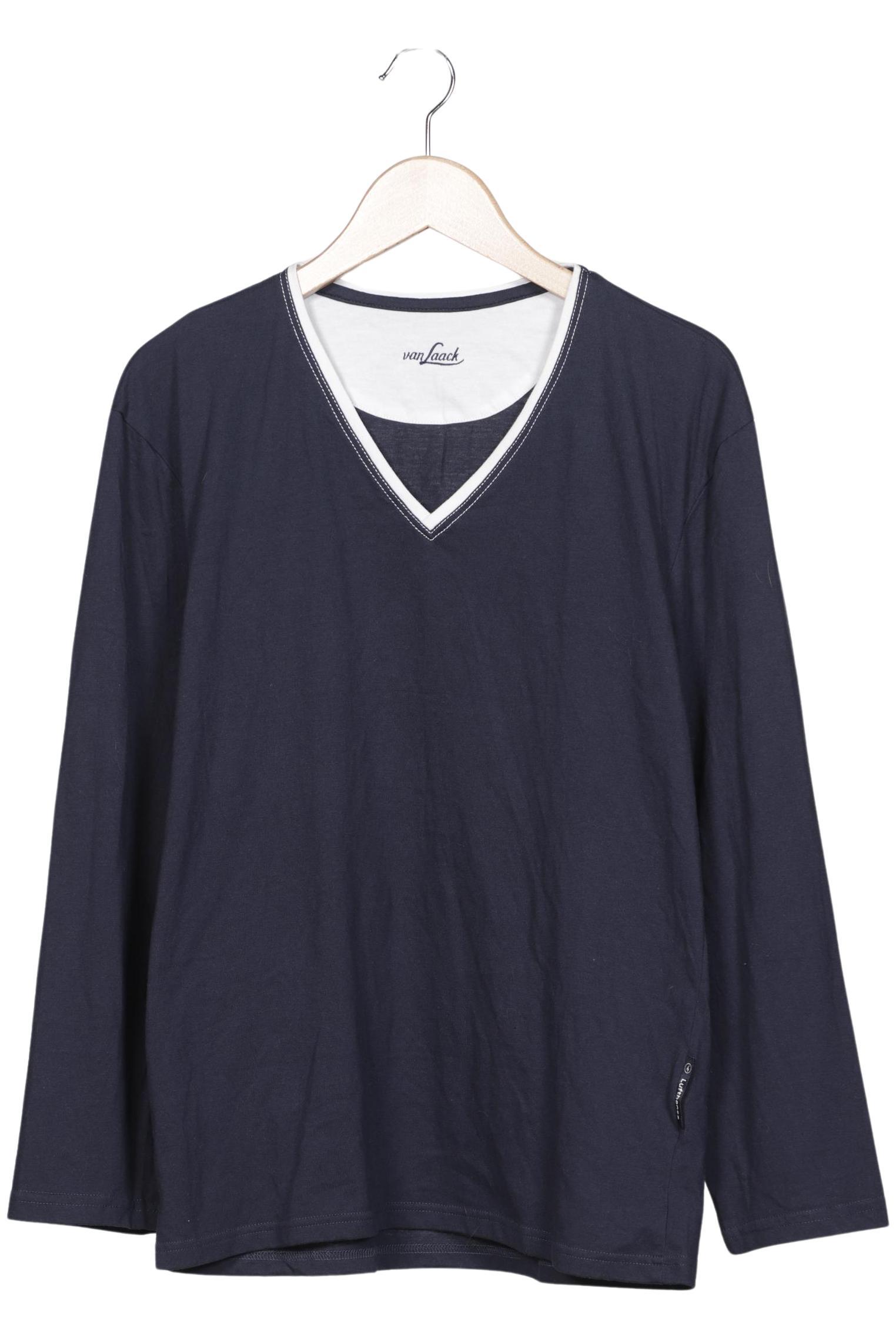 

Van Laack Damen Langarmshirt, marineblau, Gr. 36