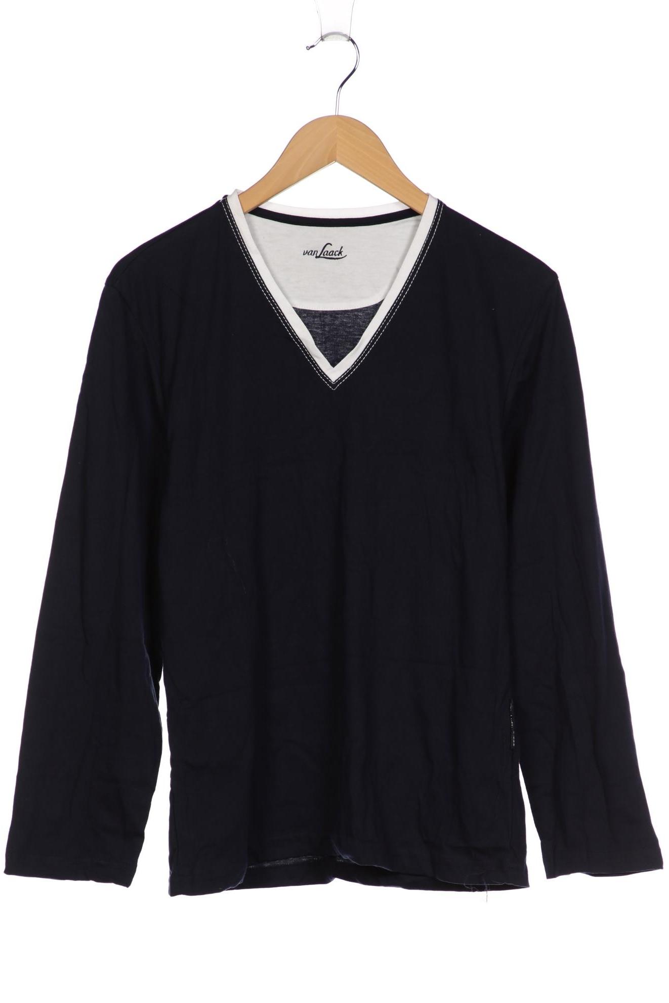 

Van Laack Damen Langarmshirt, marineblau, Gr. 38