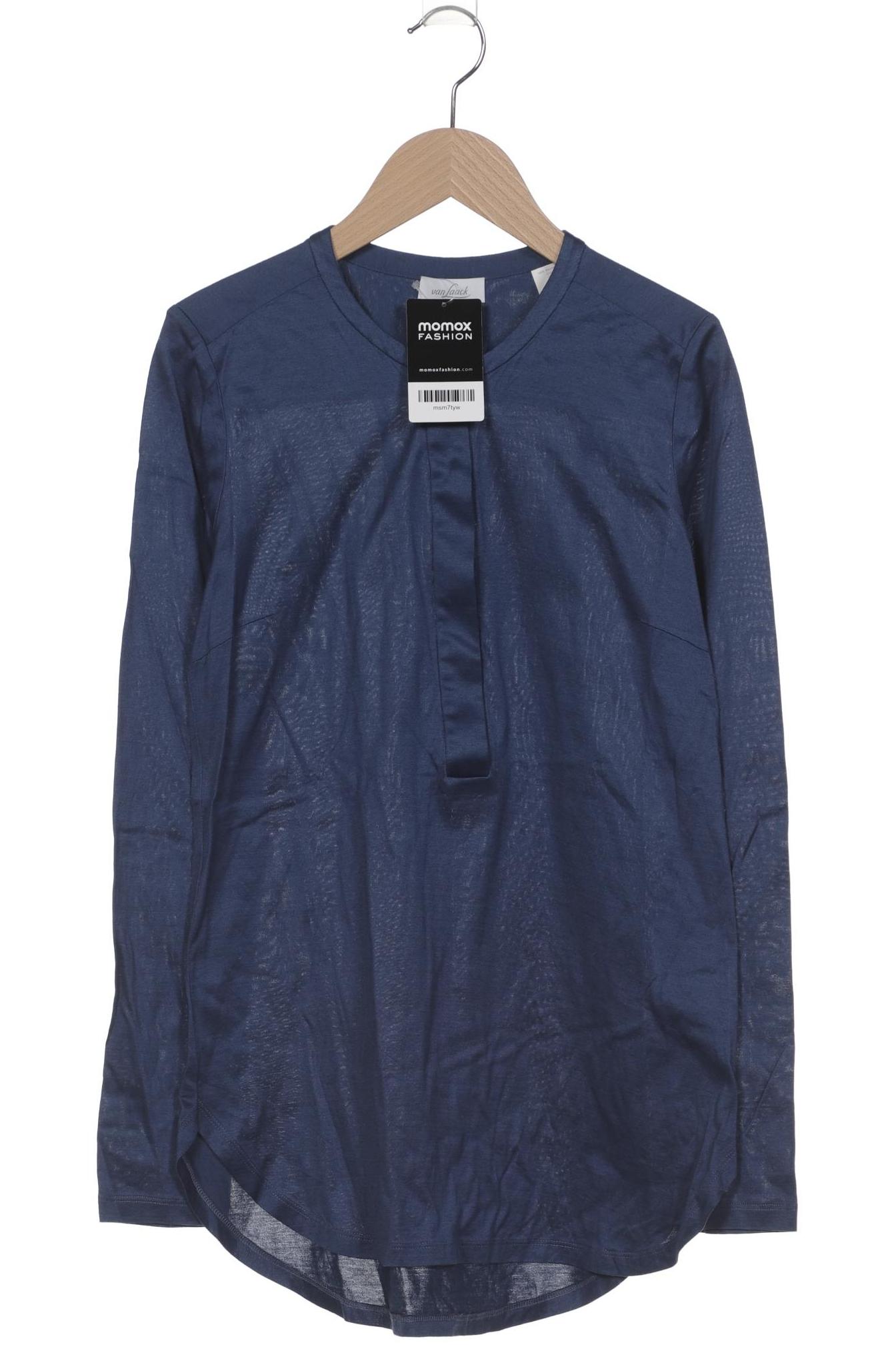 

Van Laack Damen Langarmshirt, marineblau, Gr. 36