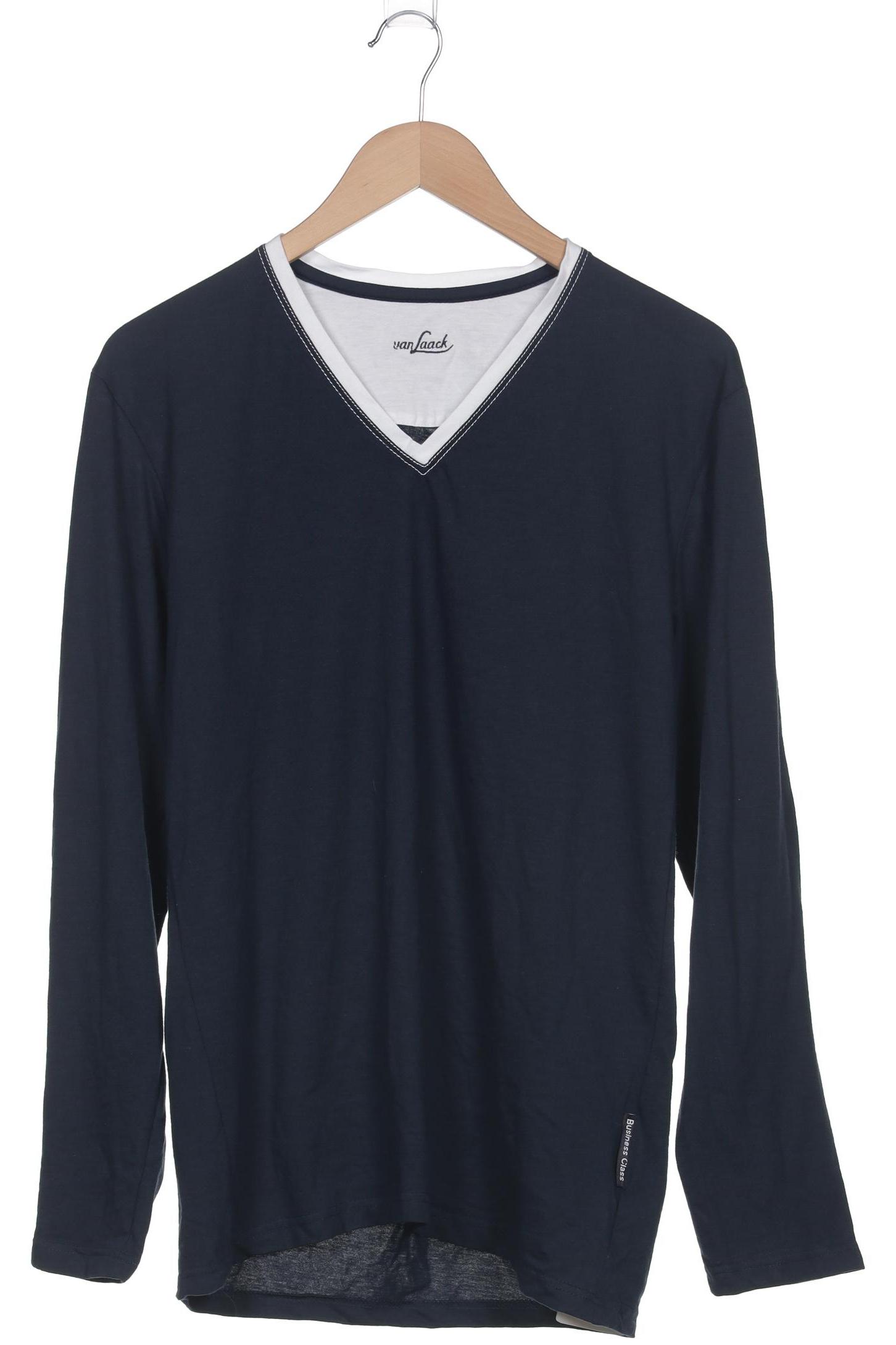 

Van Laack Damen Langarmshirt, marineblau, Gr. 38
