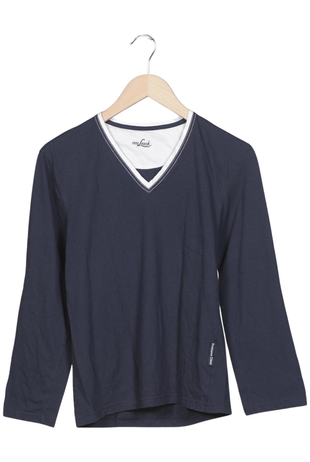 

Van Laack Damen Langarmshirt, marineblau, Gr. 38