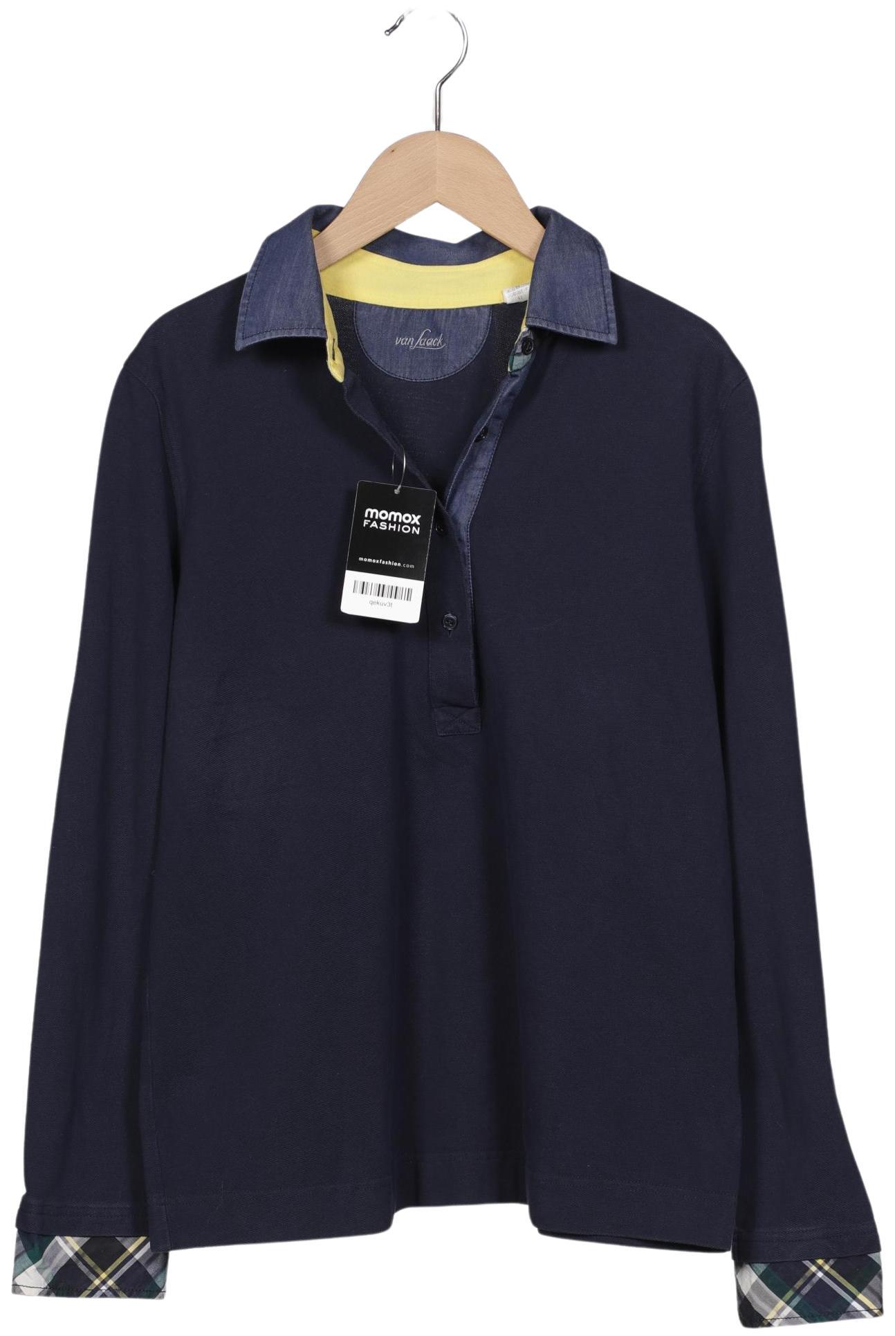 

Van Laack Damen Poloshirt, marineblau, Gr. 42