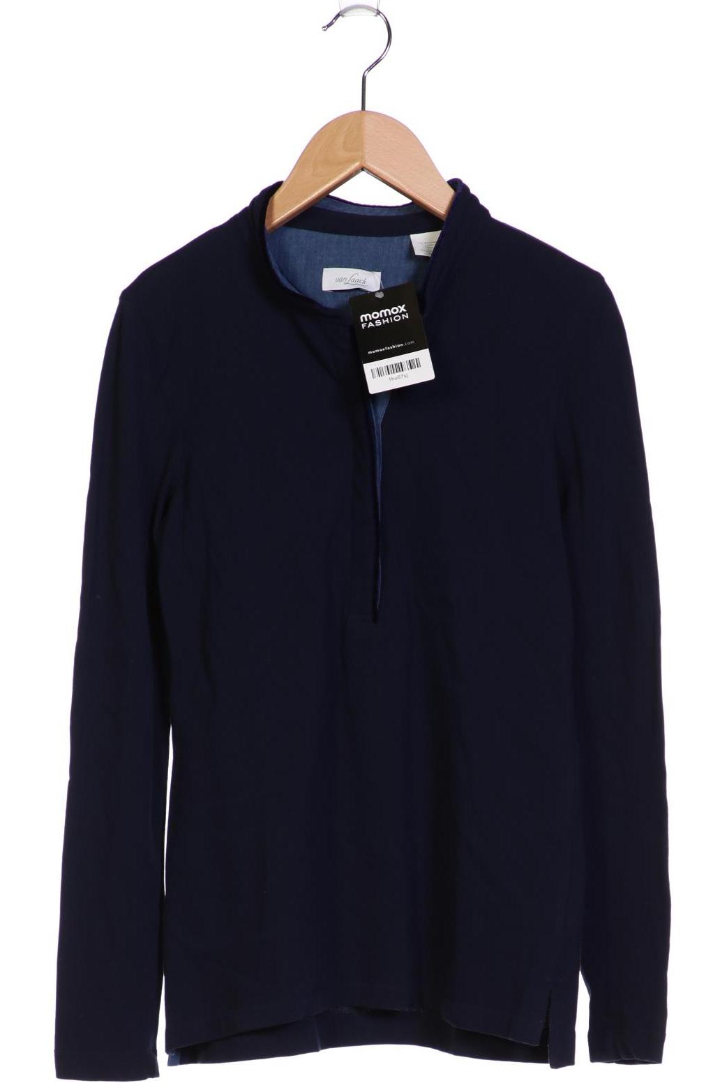

Van Laack Damen Langarmshirt, marineblau, Gr. 34