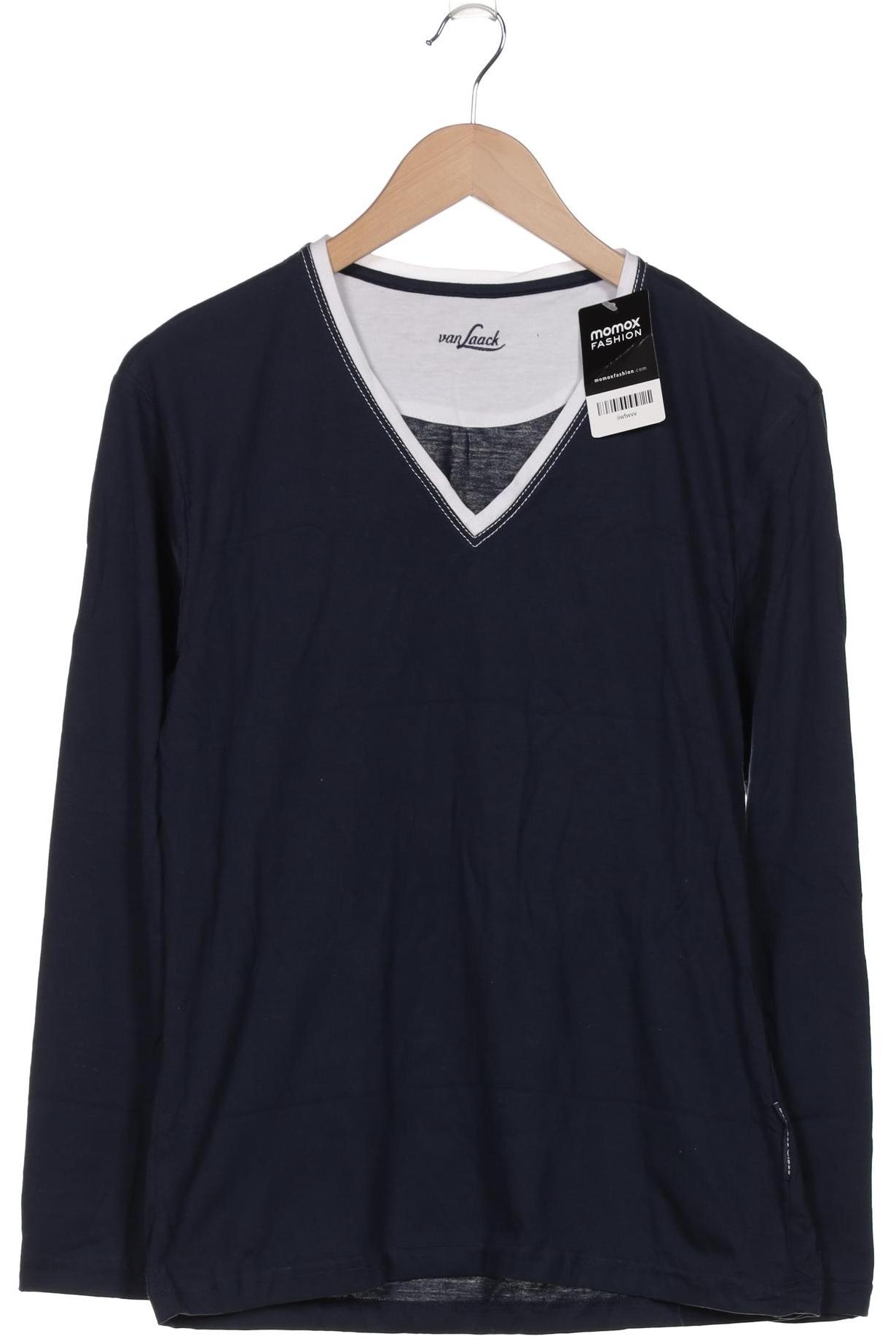 

Van Laack Damen Langarmshirt, marineblau, Gr. 38