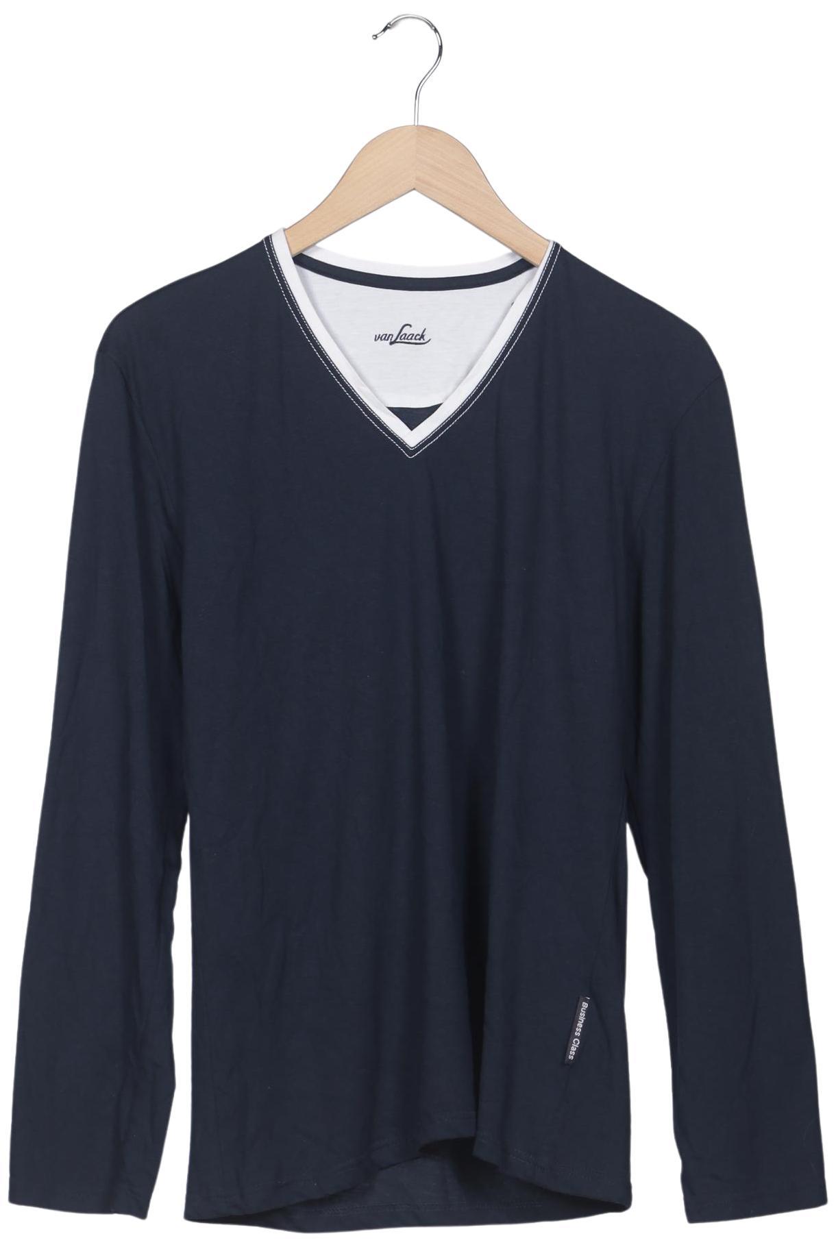 

Van Laack Damen Langarmshirt, marineblau, Gr. 38
