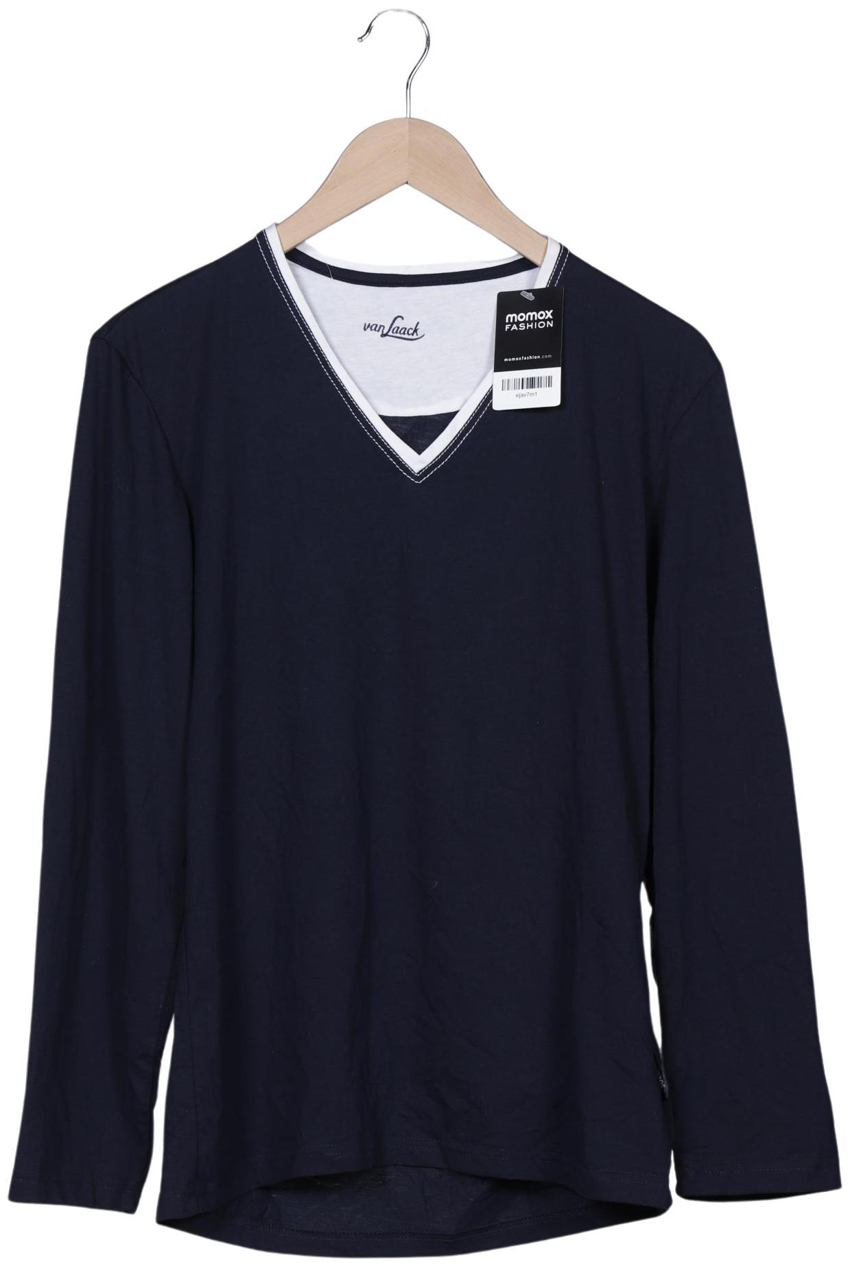

Van Laack Damen Langarmshirt, marineblau, Gr. 38