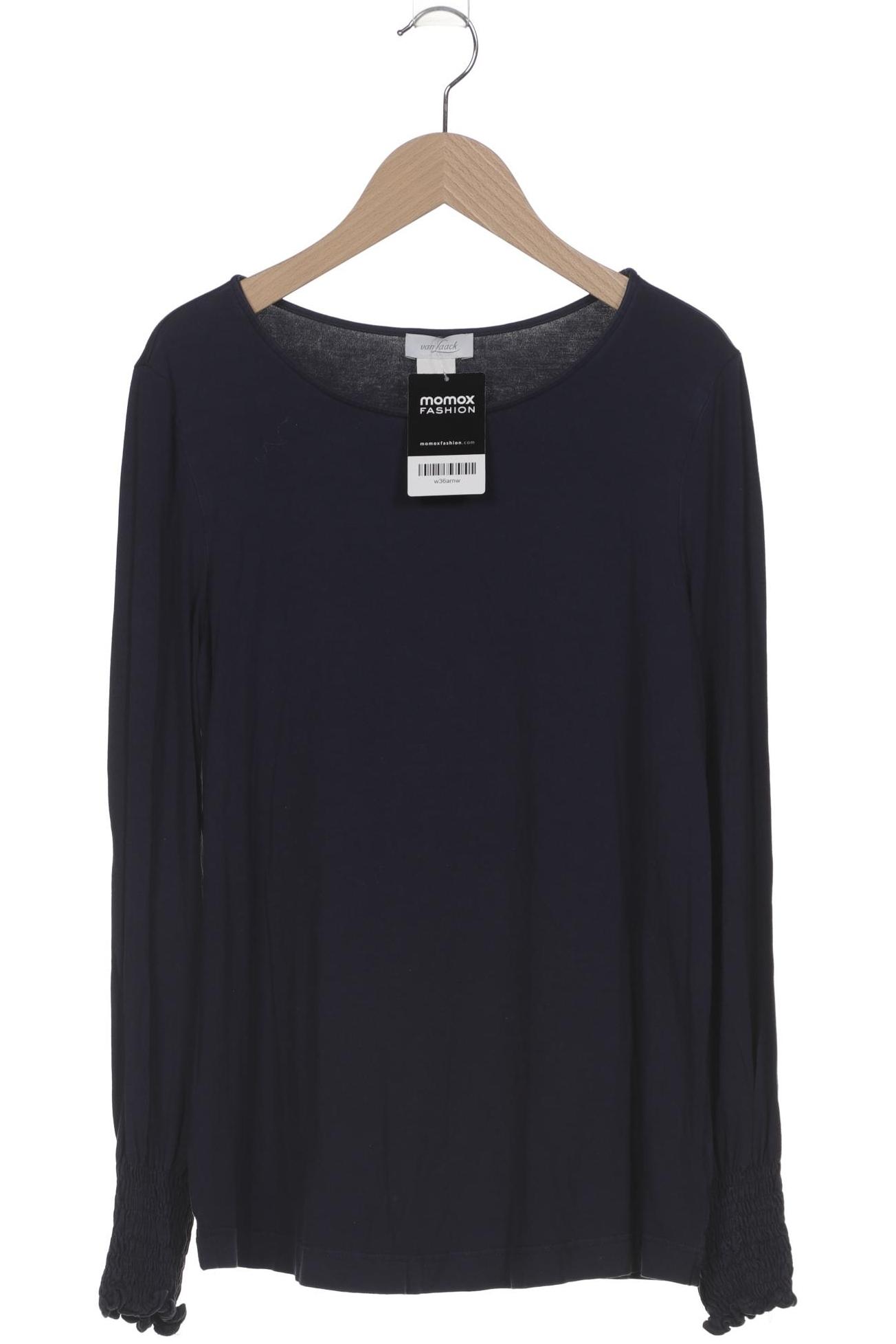 

Van Laack Damen Langarmshirt, marineblau, Gr. 36