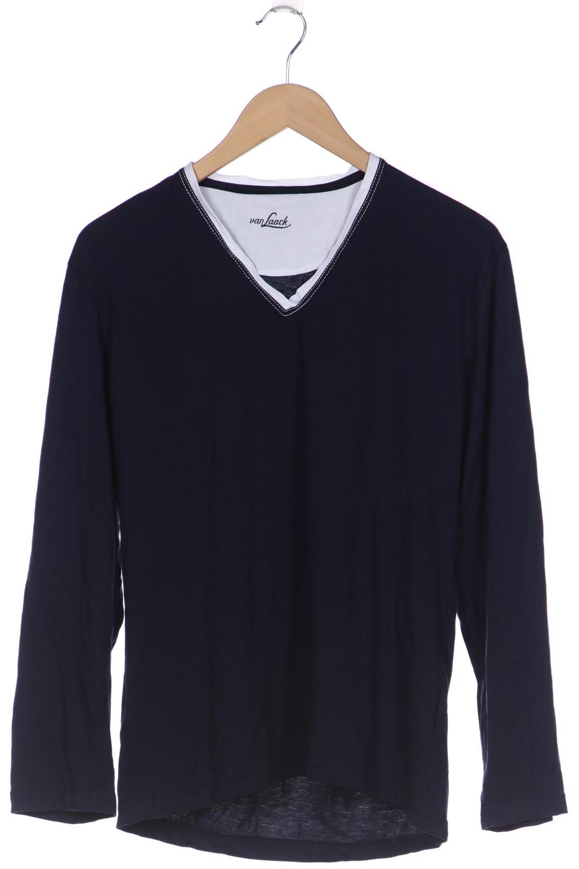 

Van Laack Damen Langarmshirt, marineblau, Gr. 38