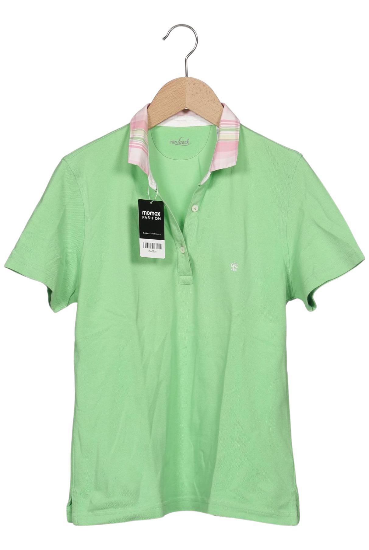 

Van Laack Damen Poloshirt, hellgrün, Gr. 34