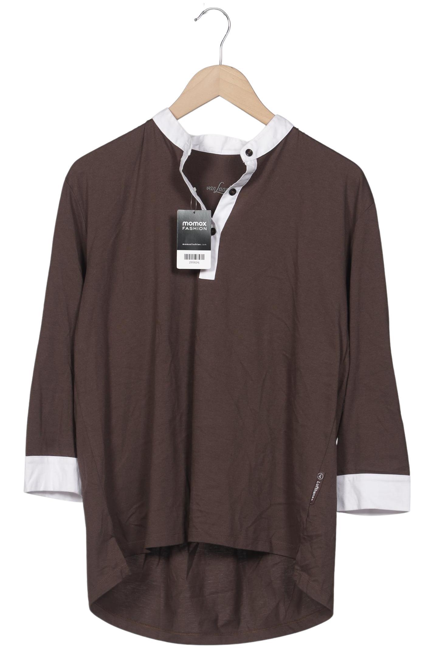 

Van Laack Damen Langarmshirt, braun, Gr. 38