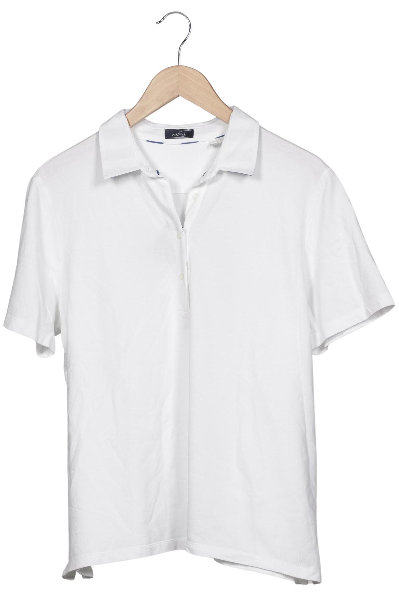 

Van Laack Damen Poloshirt, weiß, Gr. 46