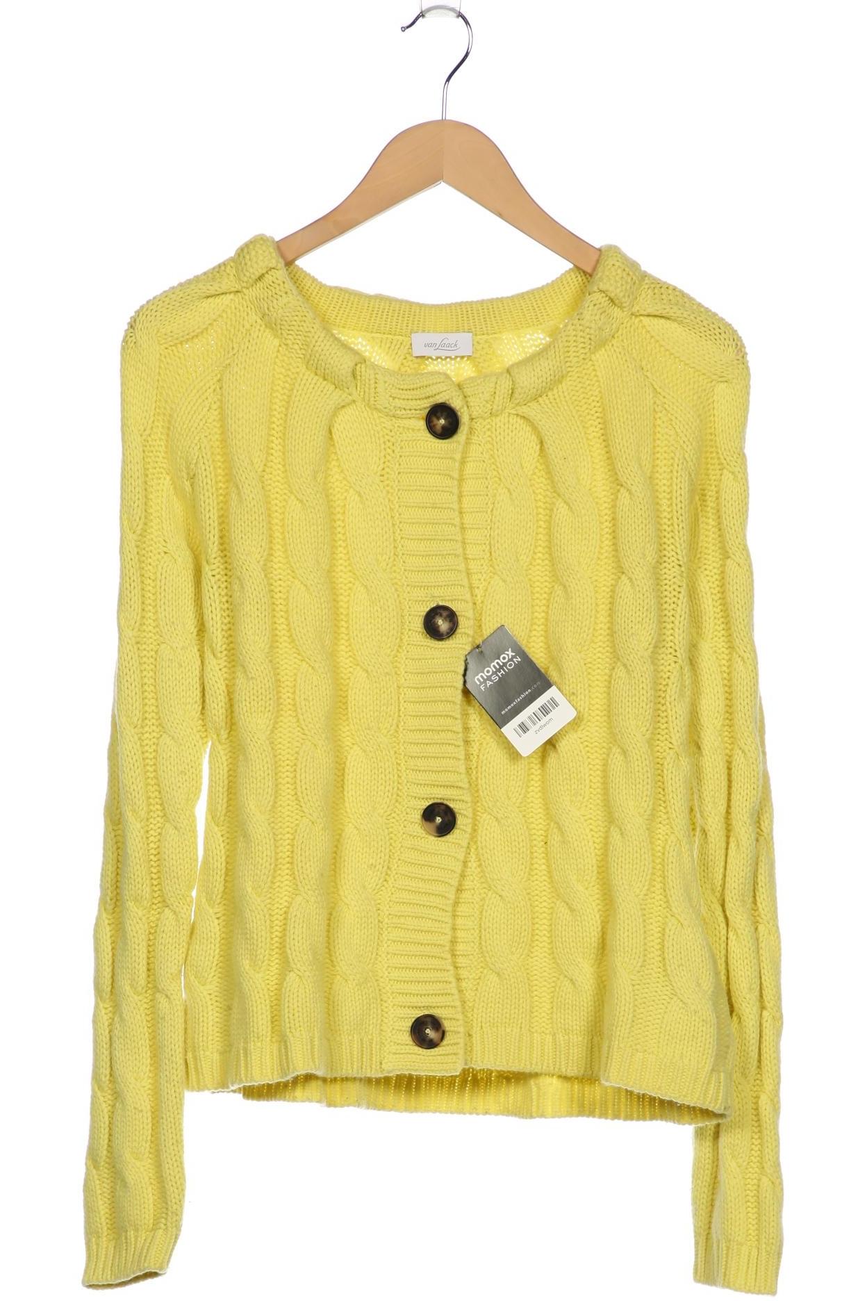 

Van Laack Damen Strickjacke, gelb, Gr. 42