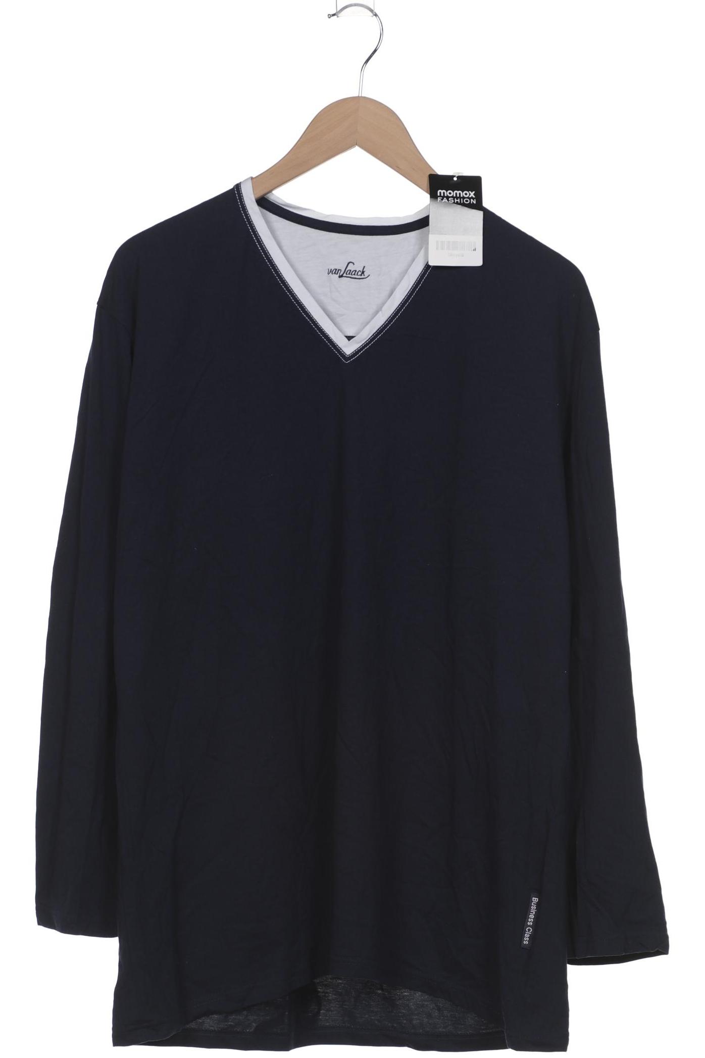 

Van Laack Herren Langarmshirt, marineblau, Gr. 54