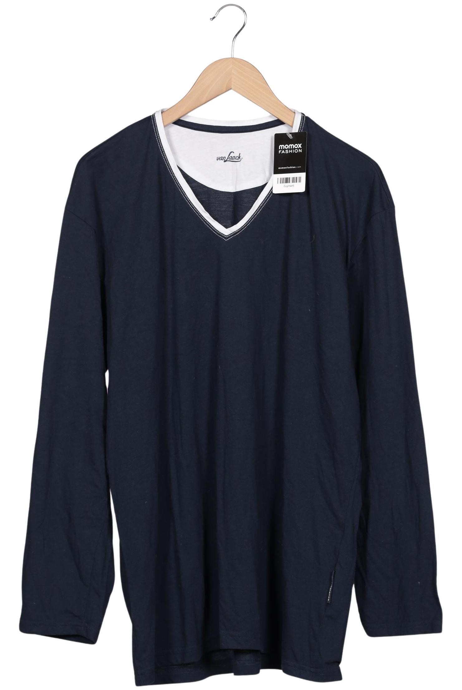 

Van Laack Herren Langarmshirt, marineblau, Gr. 54